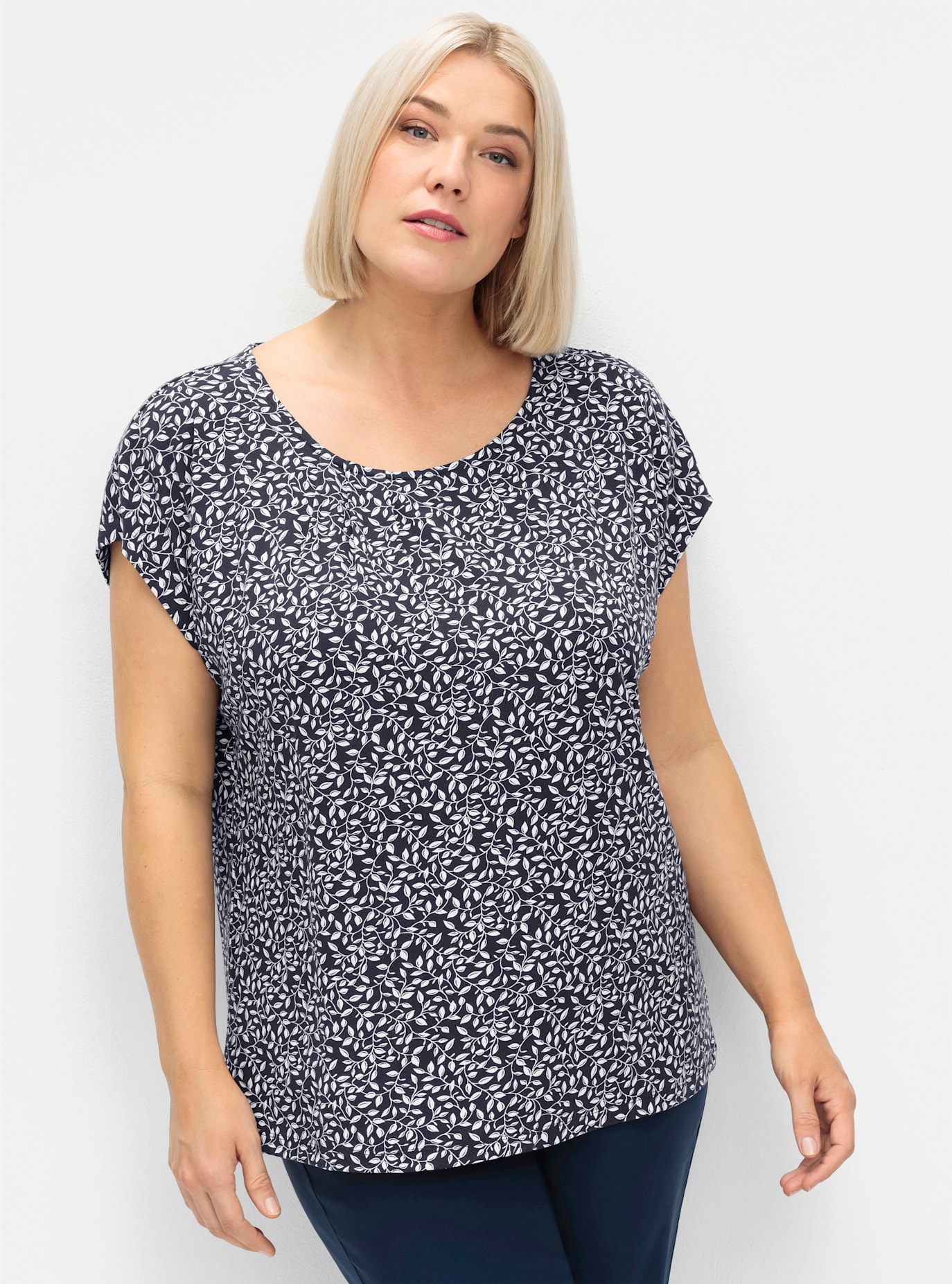 Sheego Kurzarmshirt "Kurzarmshirt", (1 tlg.) günstig online kaufen