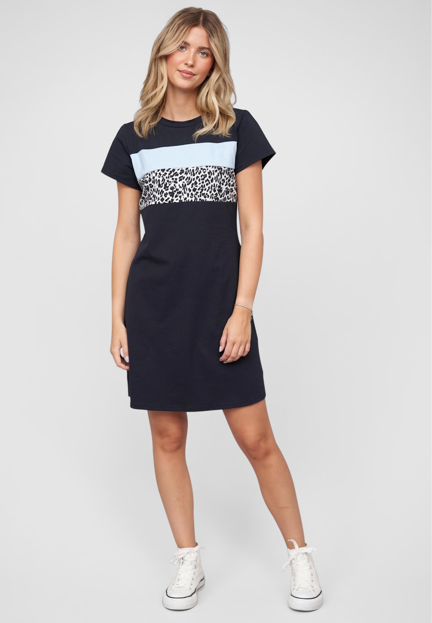 CLOUD 5IVE Shirtkleid »CLOUD 5IVE T-Shirt Dress Colorblock« 1 Stk. tlg.