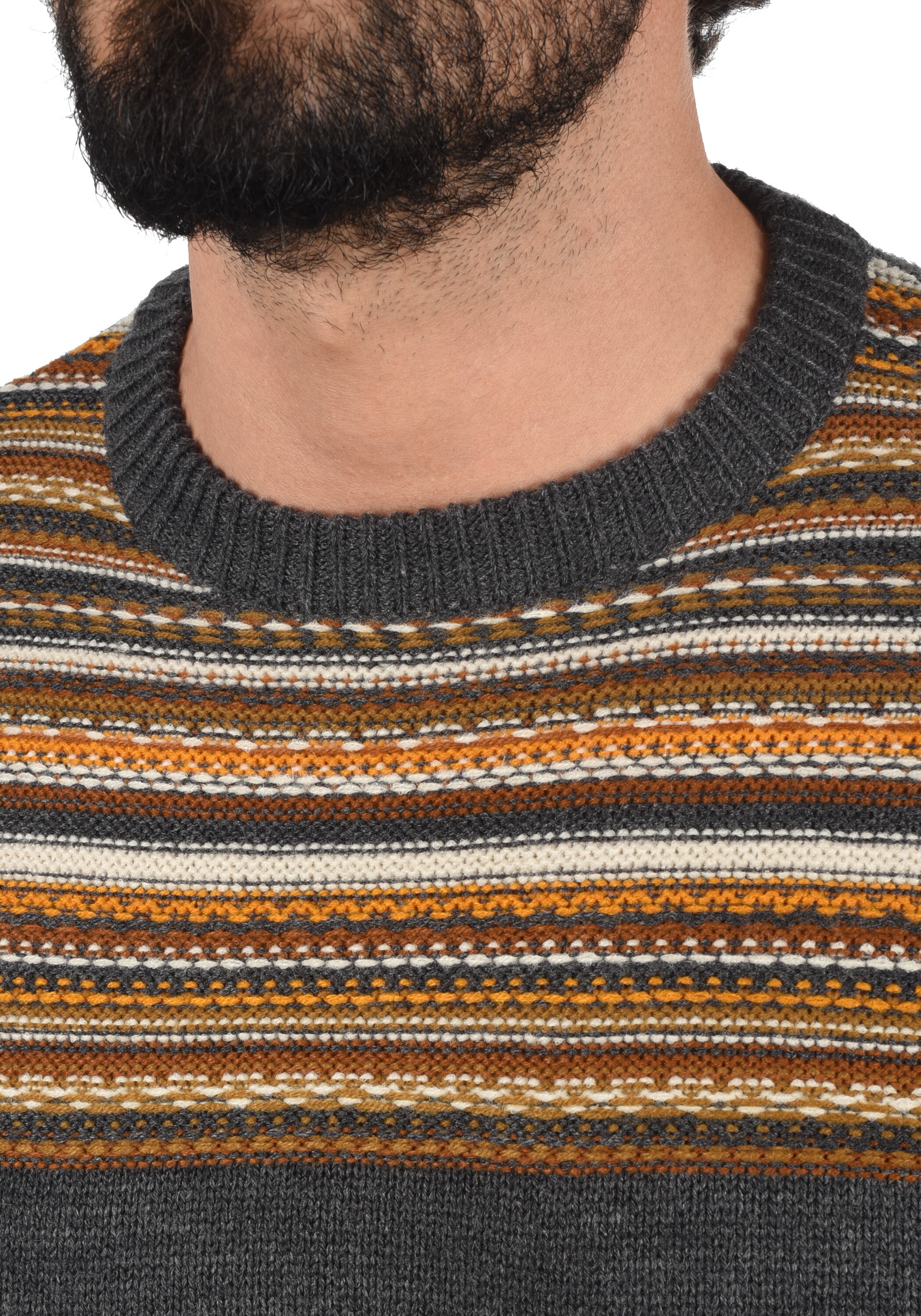 Indicode Strickfleece-Pullover »Strickpullover IDLurdes«