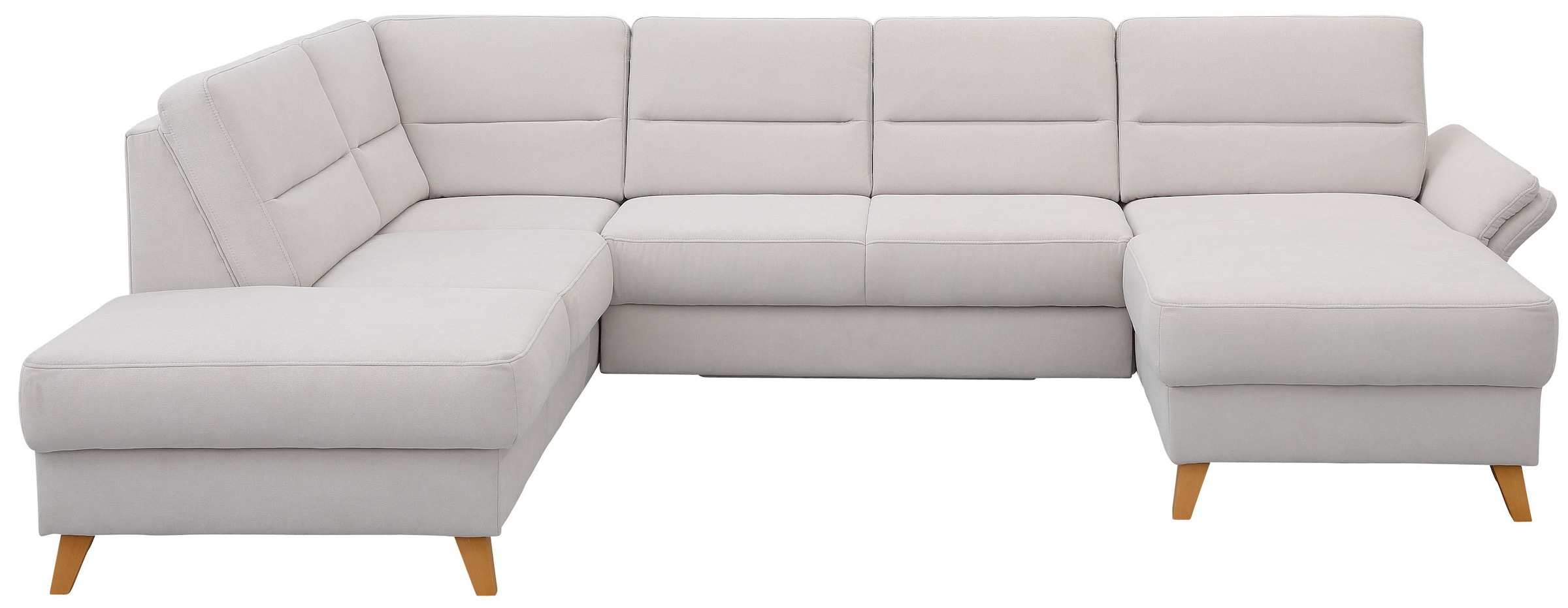 Home affaire Wohnlandschaft "Westerland U-Form" Federkern, wahlweise Bettfu günstig online kaufen