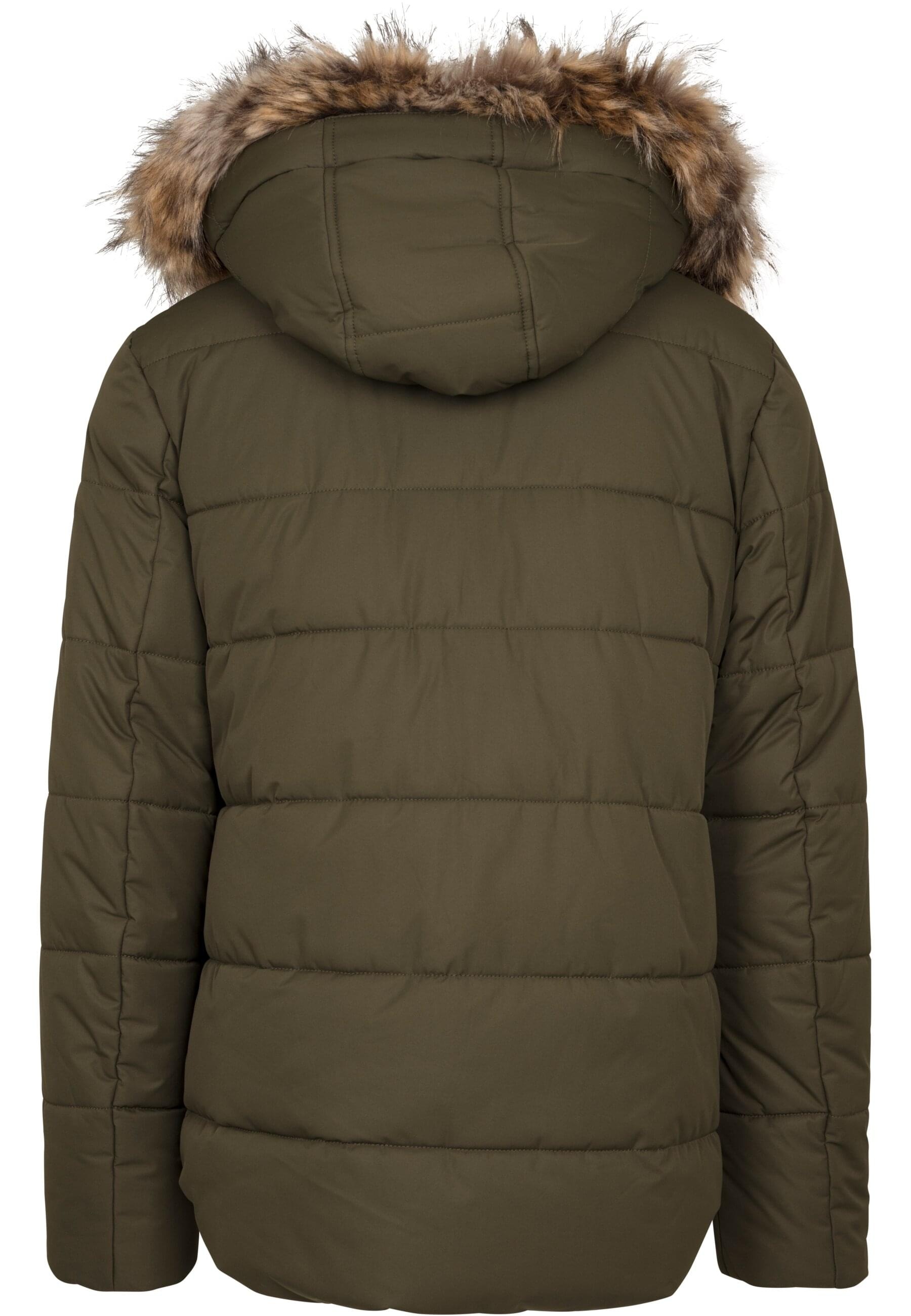 URBAN CLASSICS Winterjacke »Urban Classics Herren Faux Fur Hooded Jacket«, (1 St.), mit Kapuze