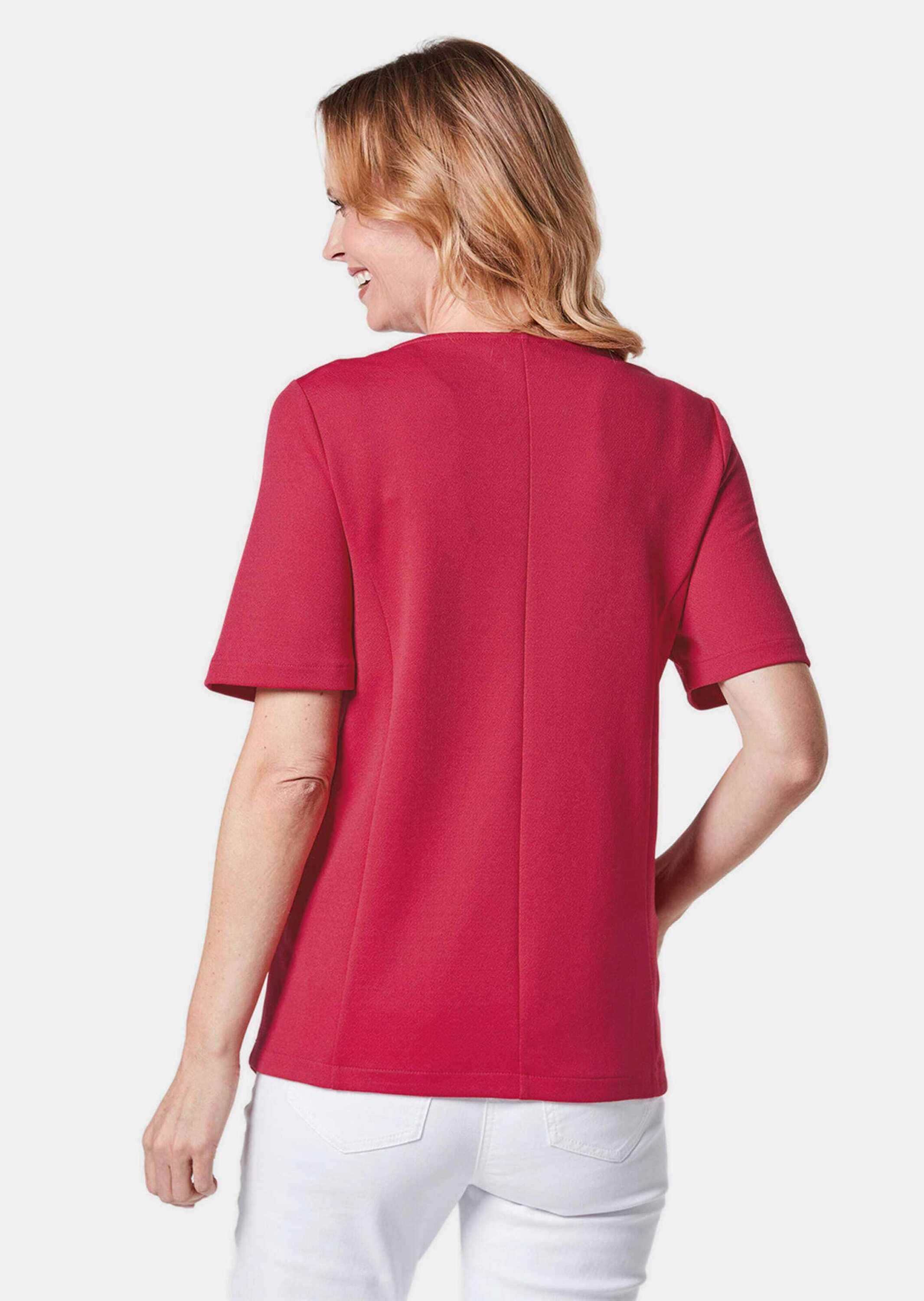 GOLDNER Langarm-Poloshirt »Shirt Zipfelshirt«