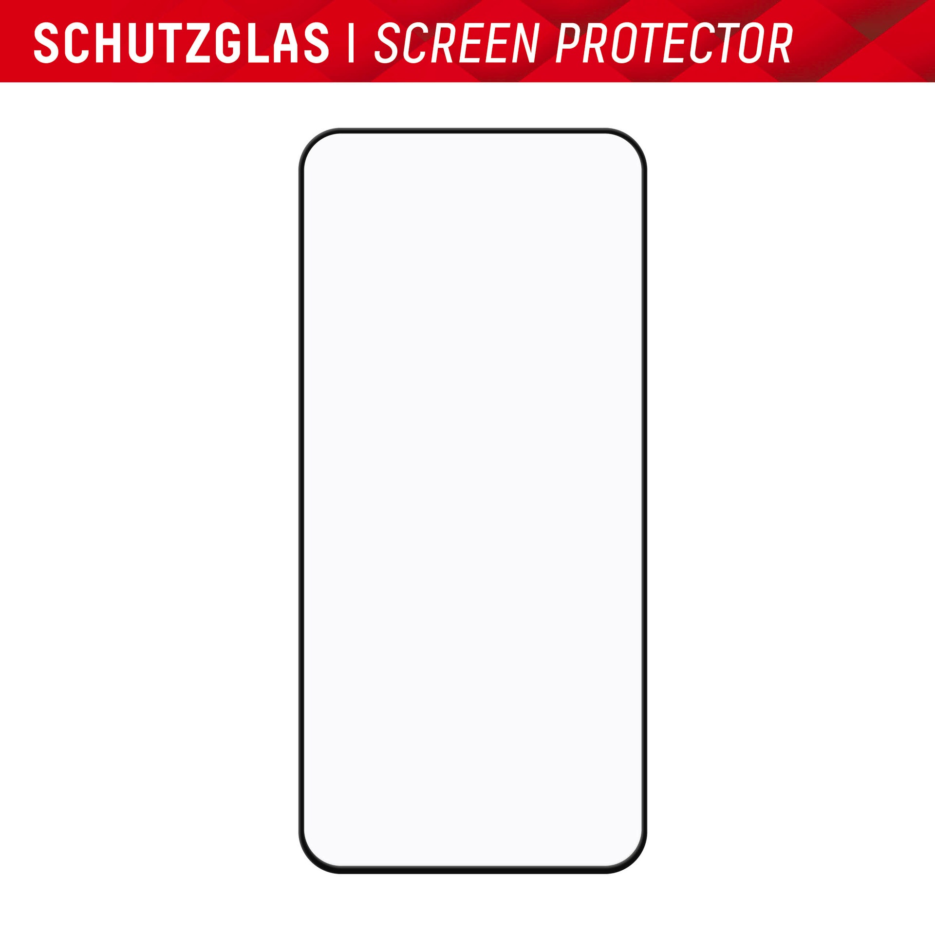 Displex Displayschutzglas »Real Glass Full Cover«, für Samsung Galaxy A35-Samsung Galaxy A55 5G, (1 St.), Bildschirmschutz, Displayschutzfolie,Einfach anbringen,kratz-&stoßfest