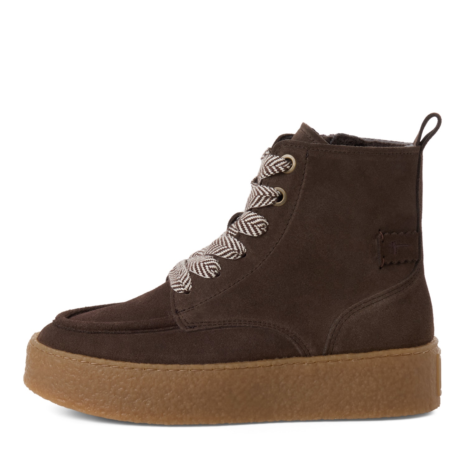 Tamaris Schnürboots  Herbstboots, Stiefelette mit modischer Mokassin-Naht