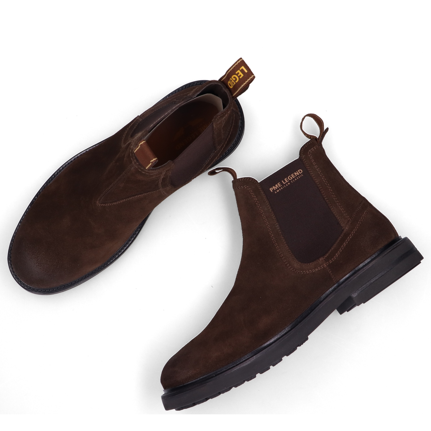 PME LEGEND Chelseaboots »YOKE«  Workerboots, Stiefelette, Schlupfboots mit Stretch, Anziehlaschen