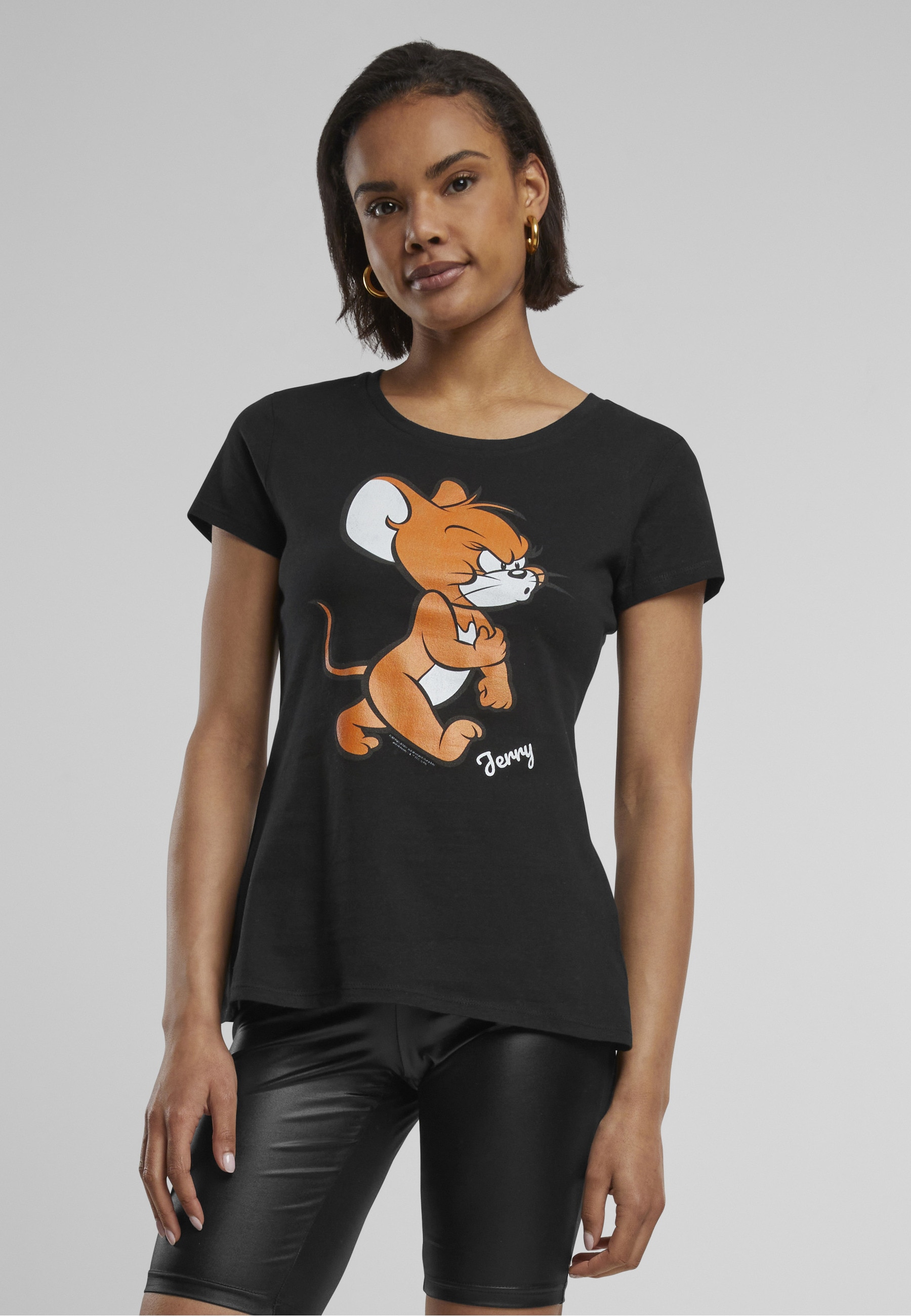 Thumbnail - ABSOLUTE CULT T-Shirt "ABSOLUTE CULT Damen Ladies Tom & Jerry Angry Mouse T-Shirt" 1 Stk.