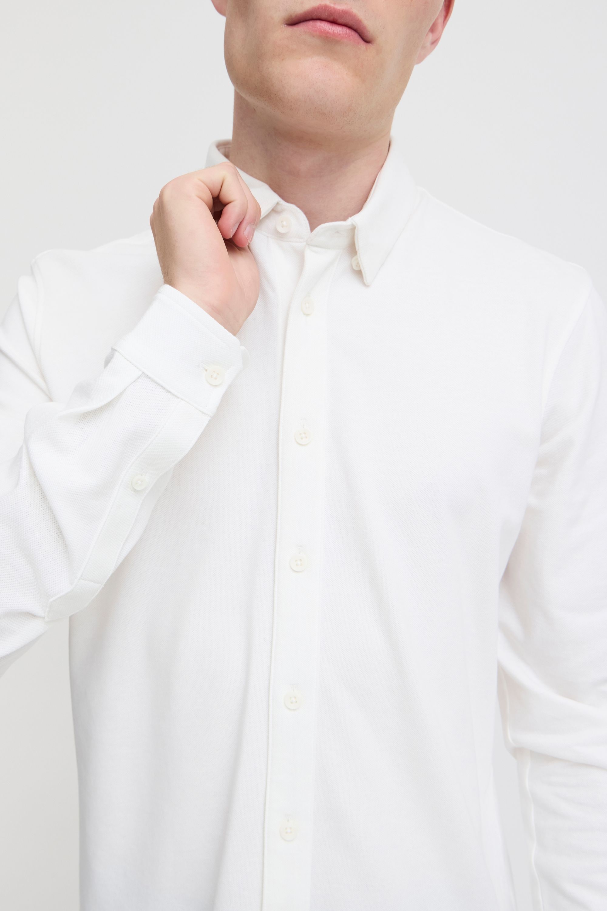 Casual Friday Businesshemd »Businesshemd CFARTHUR LS BU jersey piquet shirt«