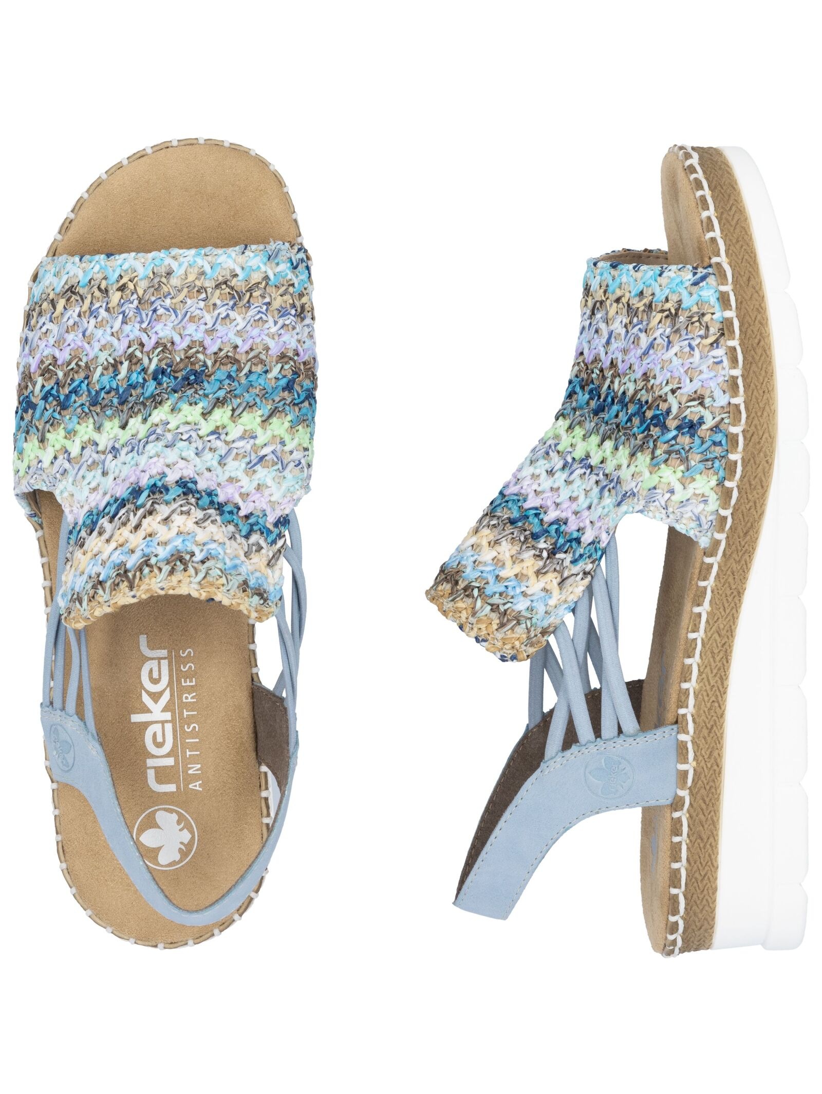 Rieker Keilsandalette »Rieker Sandalen Textil«