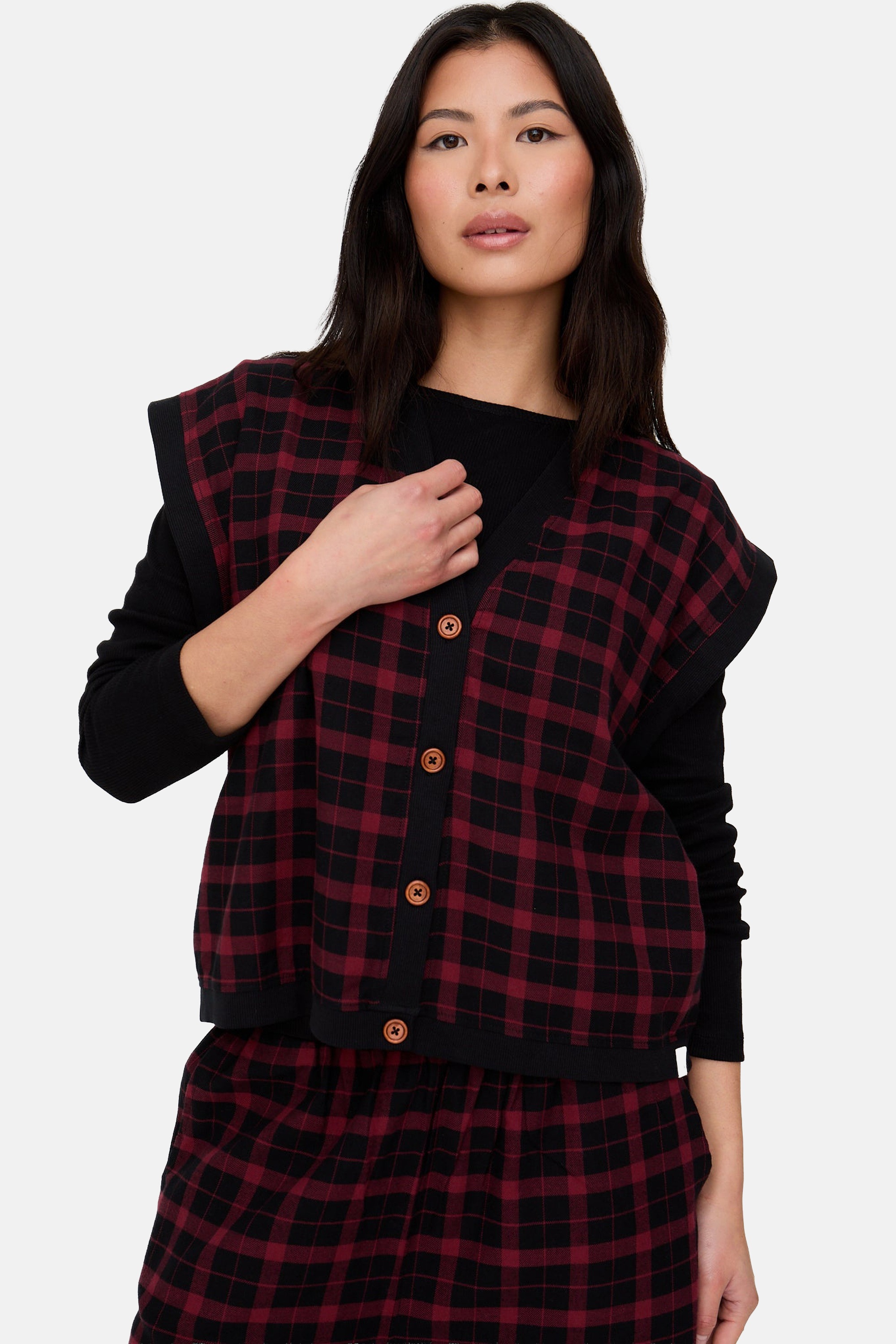 Turtledove London Bolerojacke "Blythe Sleeveless Top Damen" ohne Kapuze günstig online kaufen