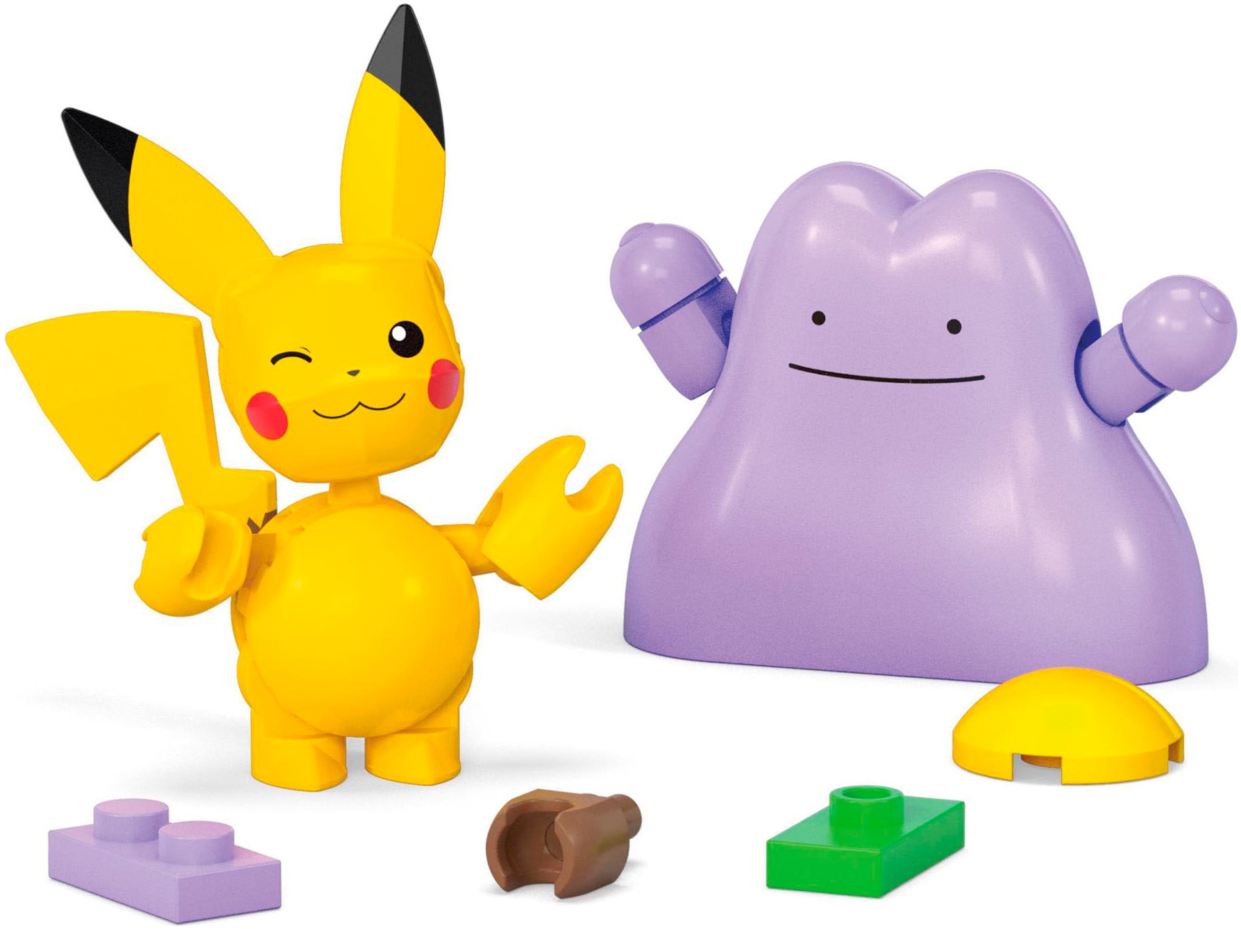 MEGA Konstruktions-Spielset »Pokémon 2er Pokéball Set - Pikachu und Ditto«