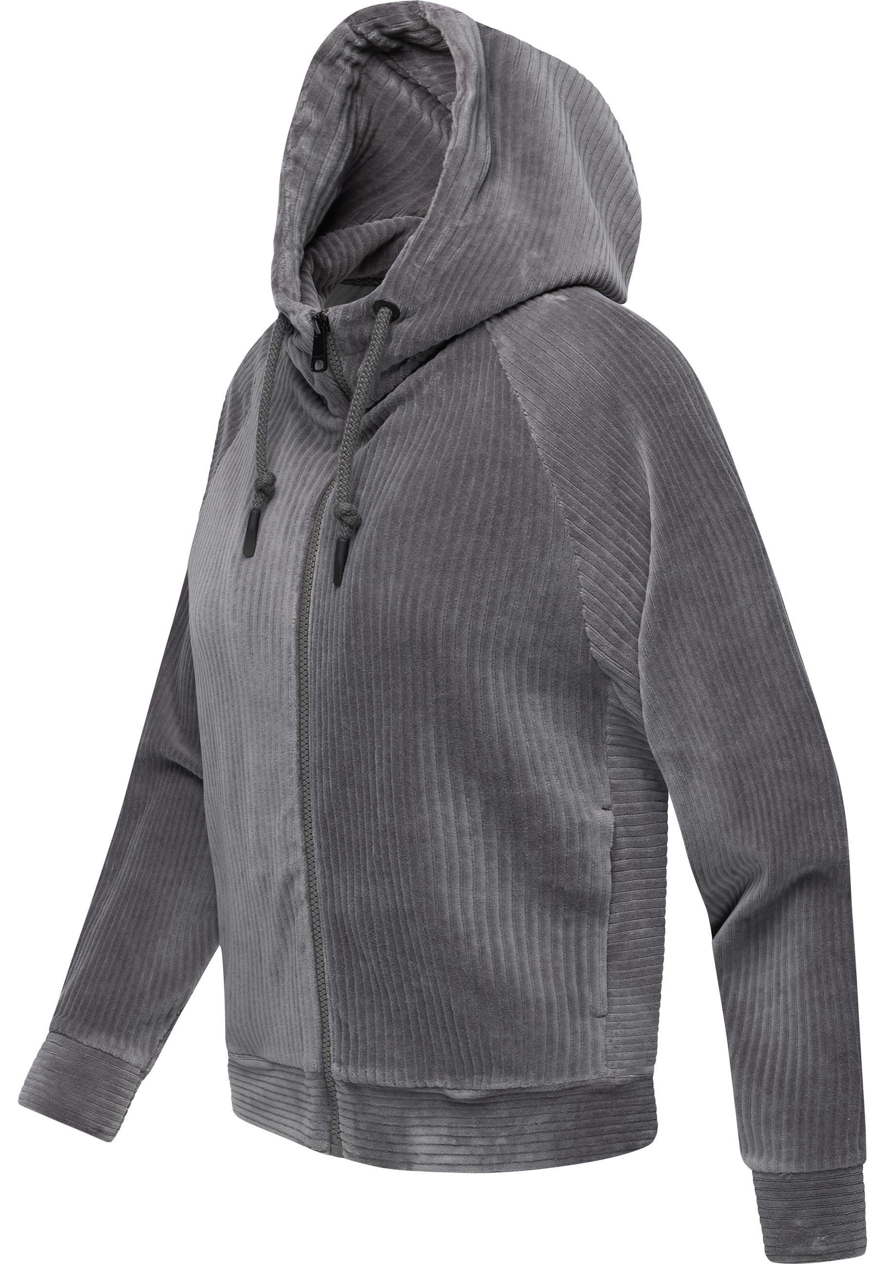 Ragwear Sweatjacke »Corduly Cordy«, Freizeitjacke aus weichem Kord
