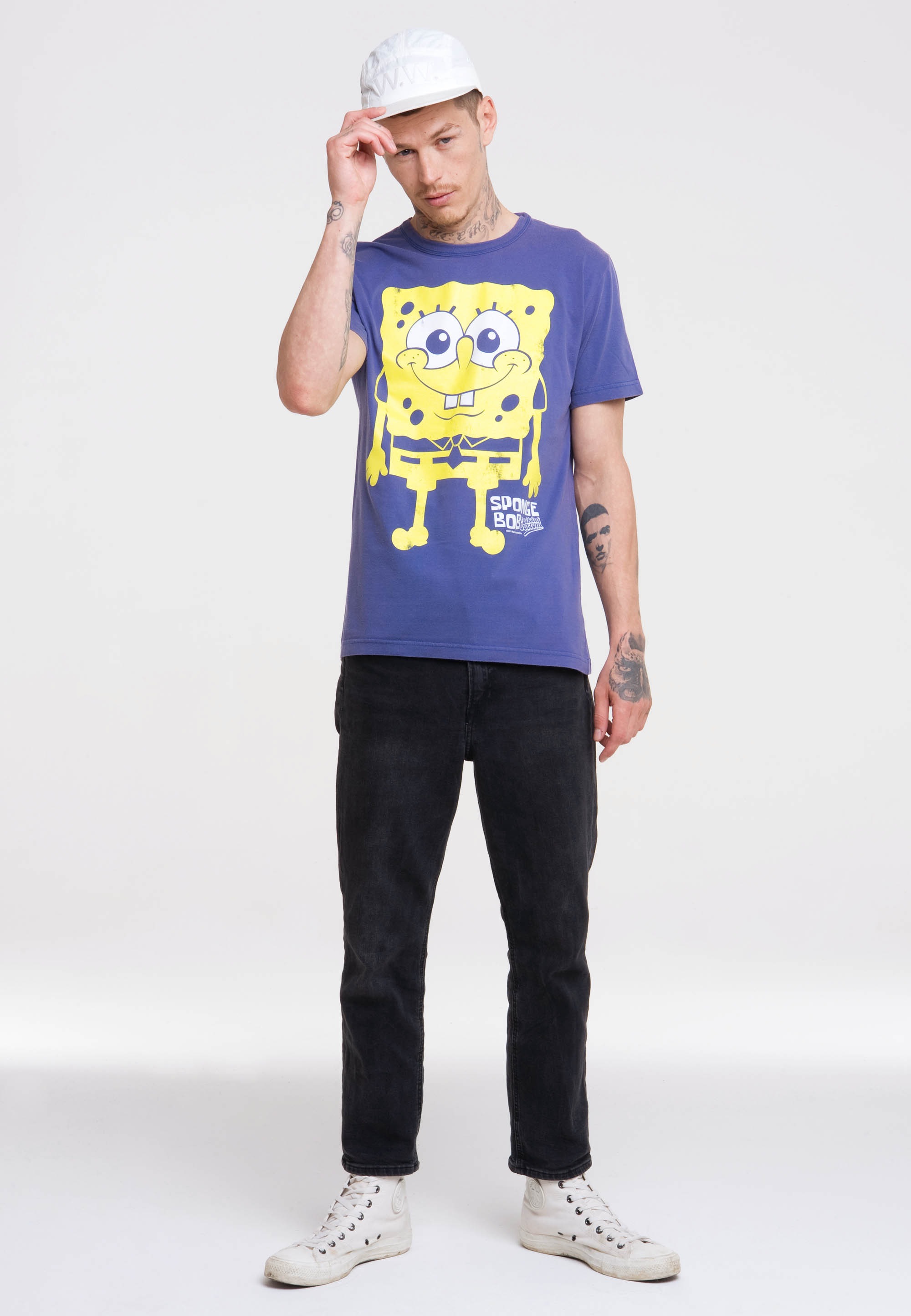 LOGOSHIRT T-Shirt "Spongebob Schwammkopf", mit lizenziertem Print günstig online kaufen