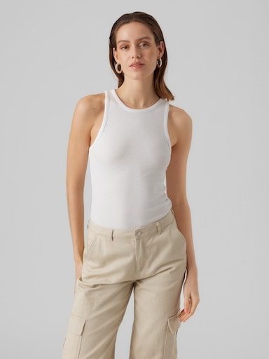 Vero Moda Tanktop »VMROMA S/L RIB TOP JRS NOOS«