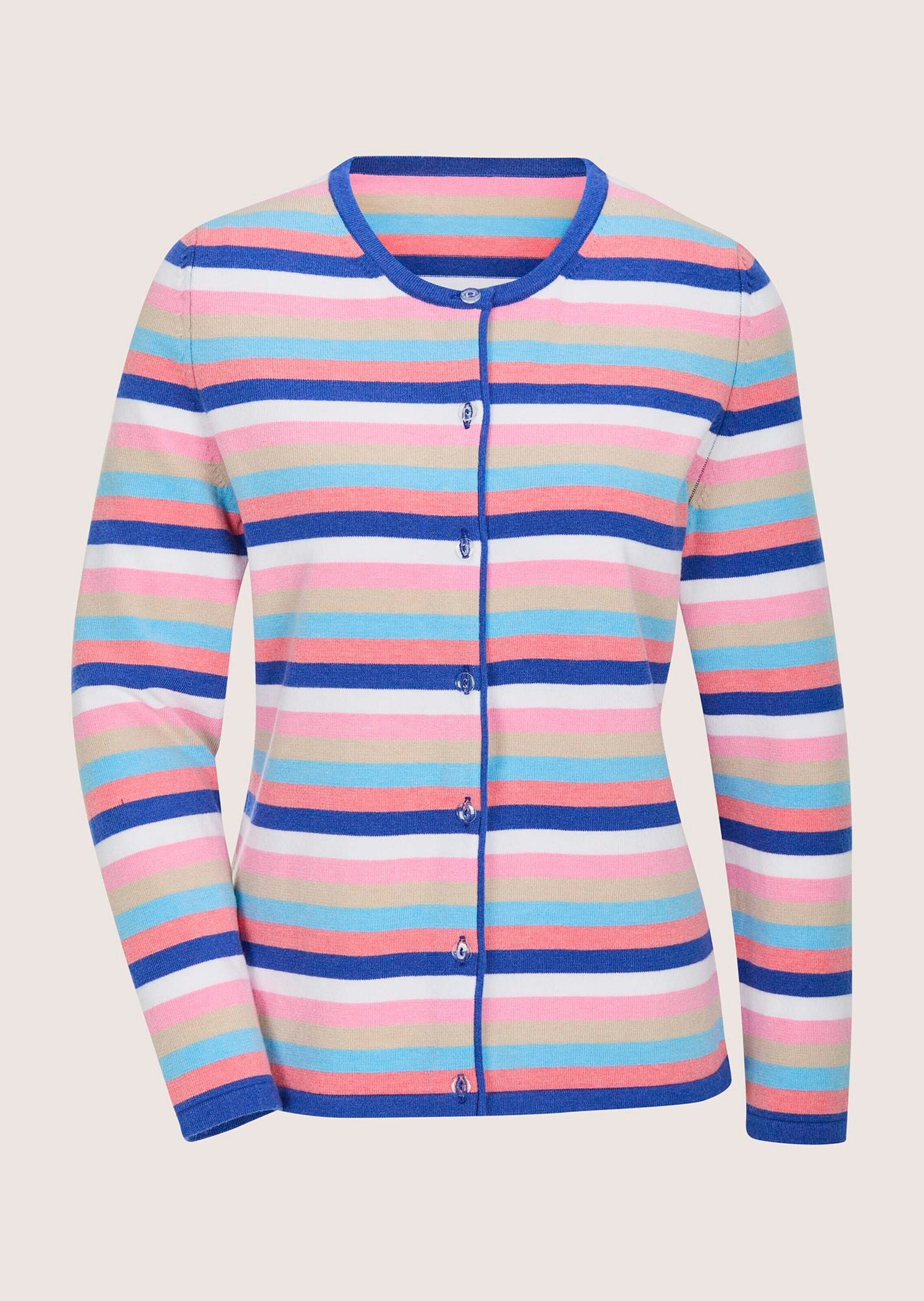 MADELEINE Strickjacke "Strickjacke Streifenjacke aus Modal, Feinstrick, Run günstig online kaufen