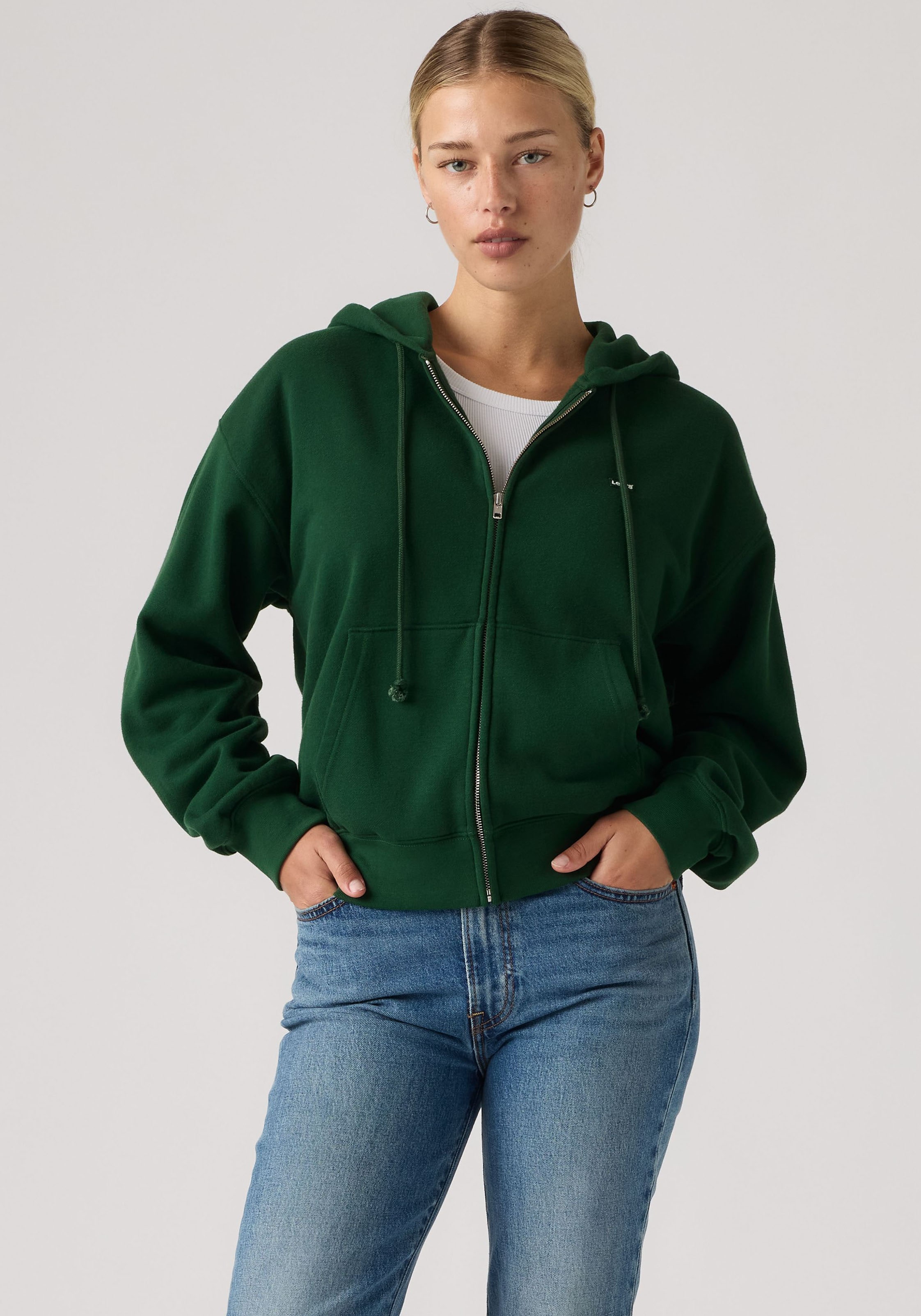 Levis Hoodie "EVERYDAY FULL ZIP HOODIE SWEATSHIRT", mit Logo Stickerei