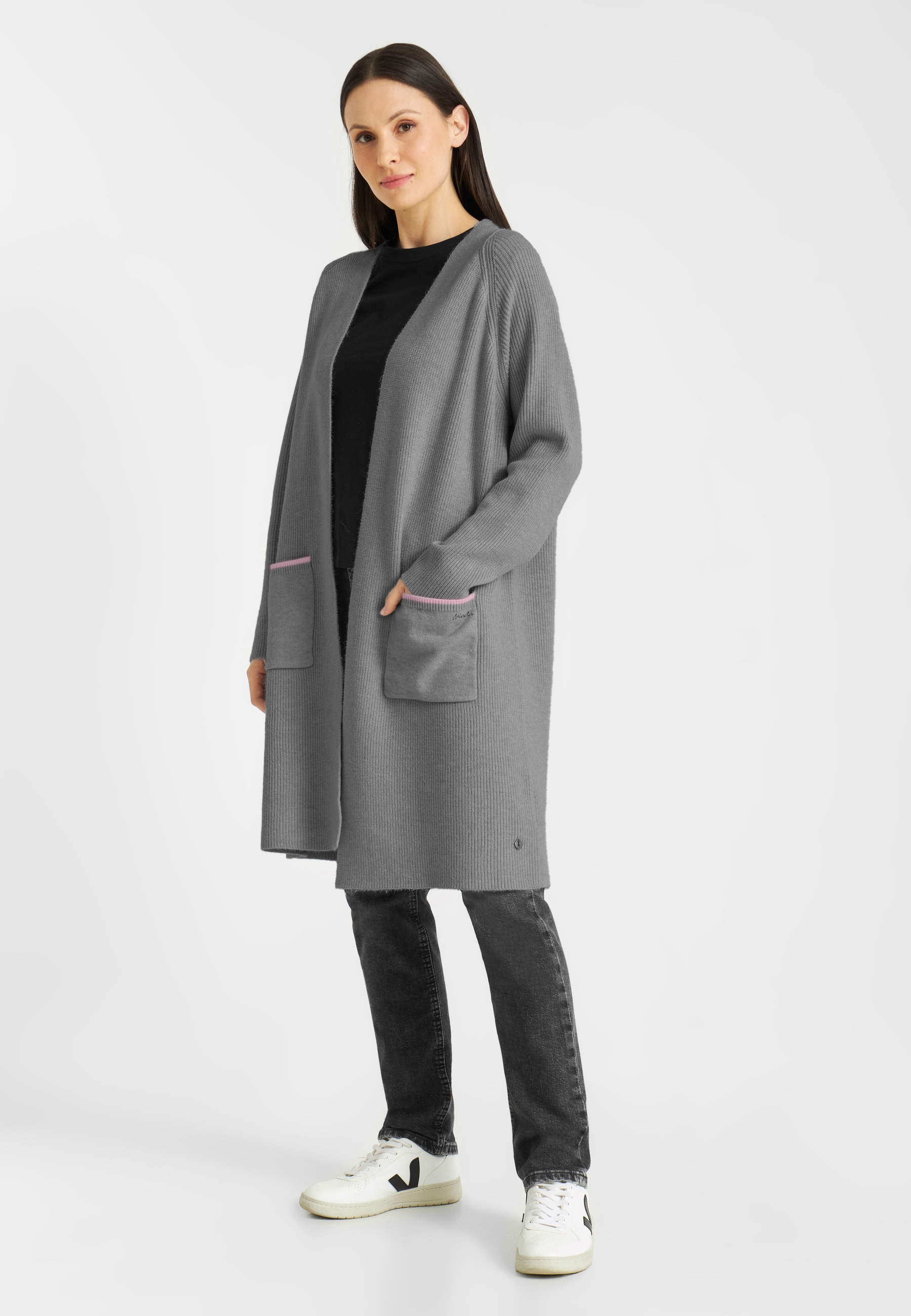 Frieda & Freddies Fleecejacke "Cardigan" günstig online kaufen