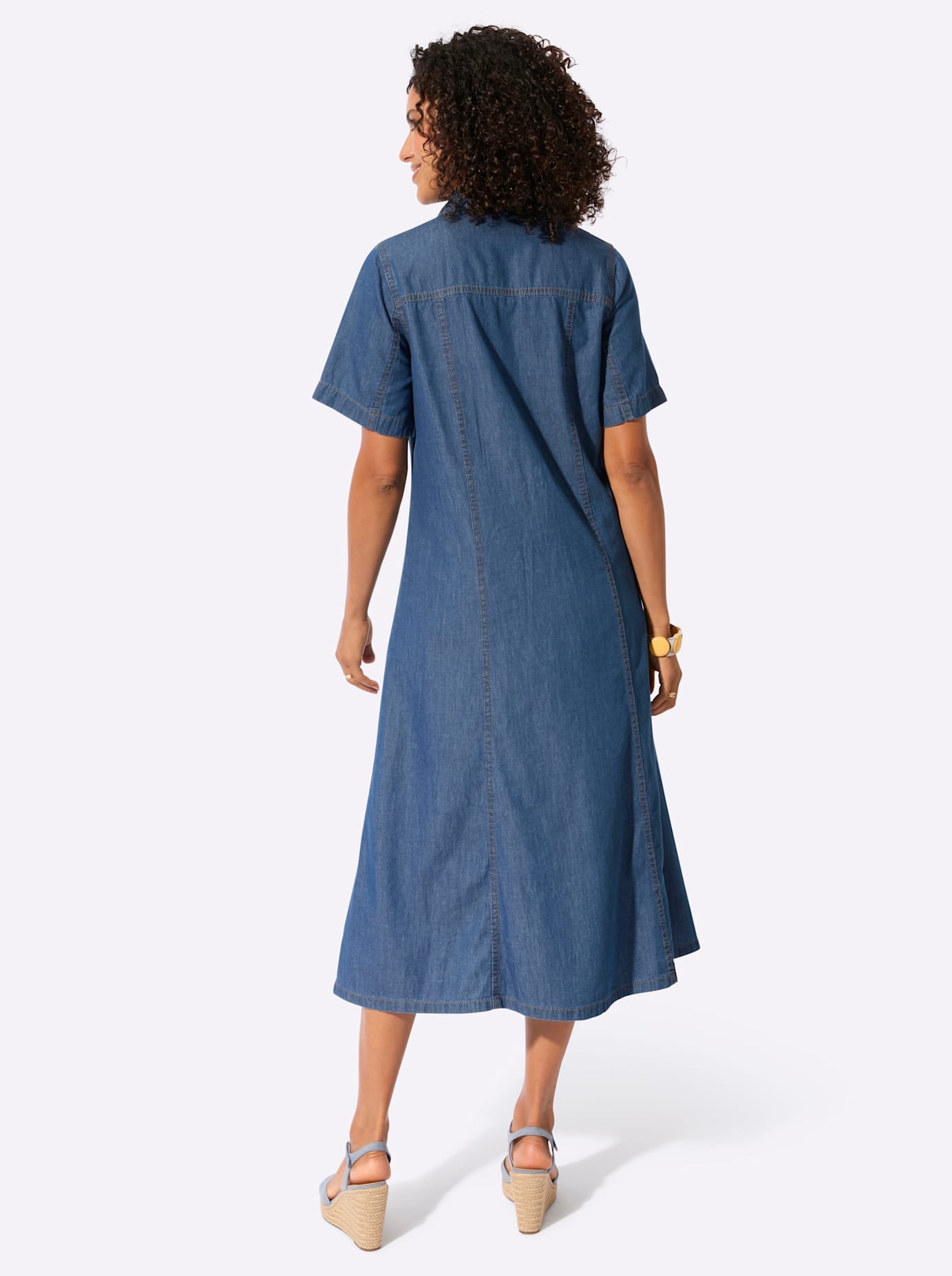 Thumbnail - Casual Looks Jeanskleid "Jeans-Kleid" Brusttasche