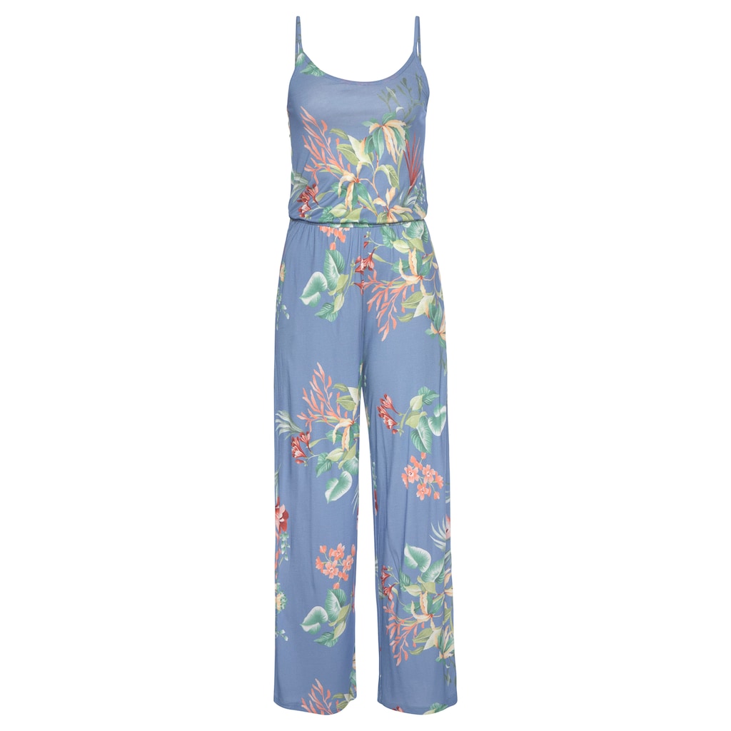 Buffalo Jumpsuit, mit Alloverdruck und Taschen, sommerlicher Jumpsuit