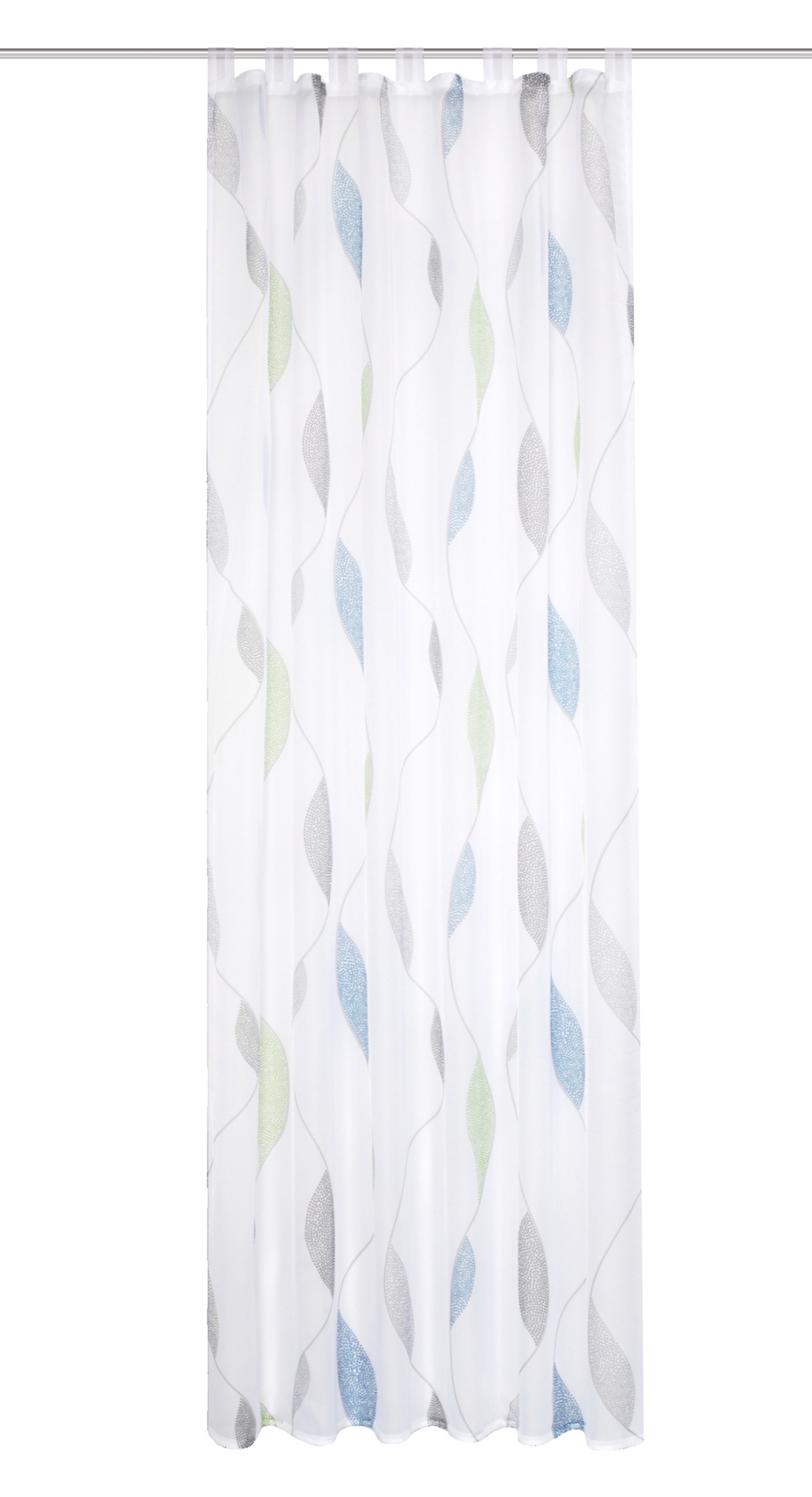 HOME WOHNIDEEN Gardine "PAOLO" Schlaufen 1 Stk. tlg. halbtransparent günstig online kaufen