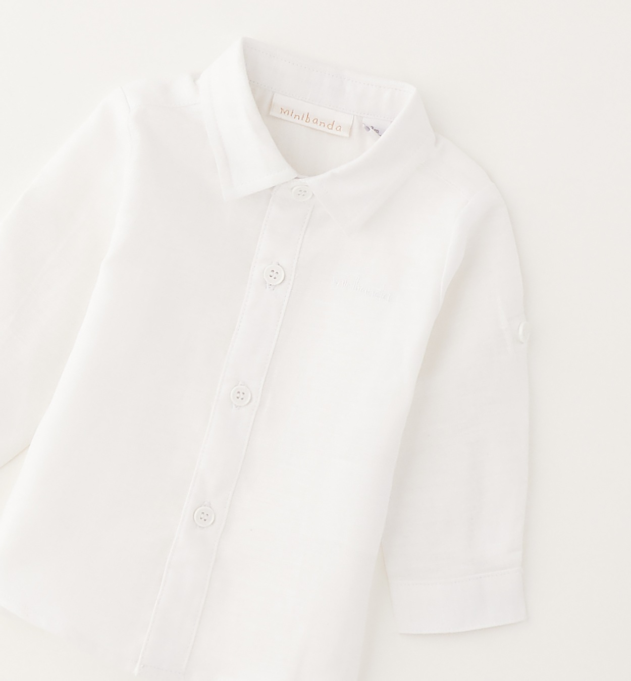 Minibanda Businessshirt "BABY BOY LONG SLEEVE SHIRT"