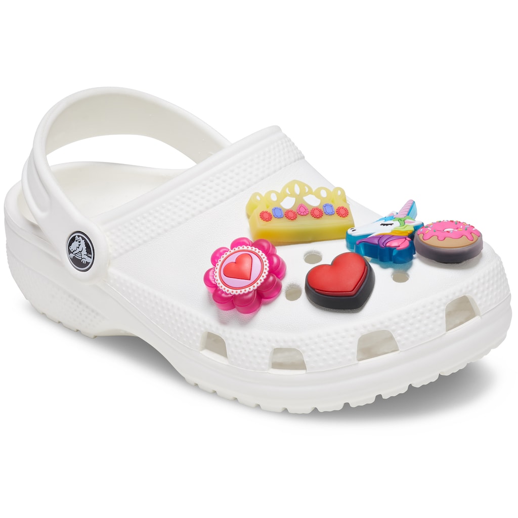 Crocs Schuhanstecker »Jibbitz™ Lights Up Pink Girly Girl«, (Set, 5 tlg., Kein Spielzeug. Nicht für Kinder unter 3 Jahren geeignet.), mit Blinkfunktion