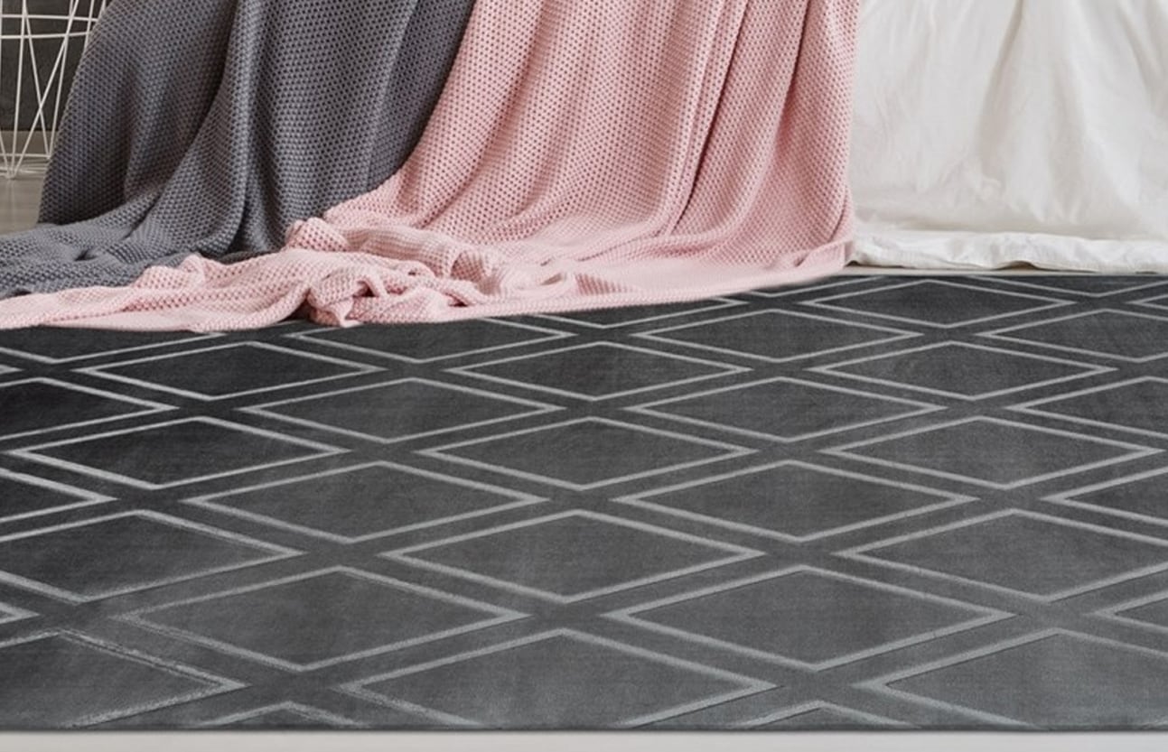 calo-deluxe Teppich "Latemar 400" rechteckig 7 mm Höhe Hoch -Tief Struktur, günstig online kaufen