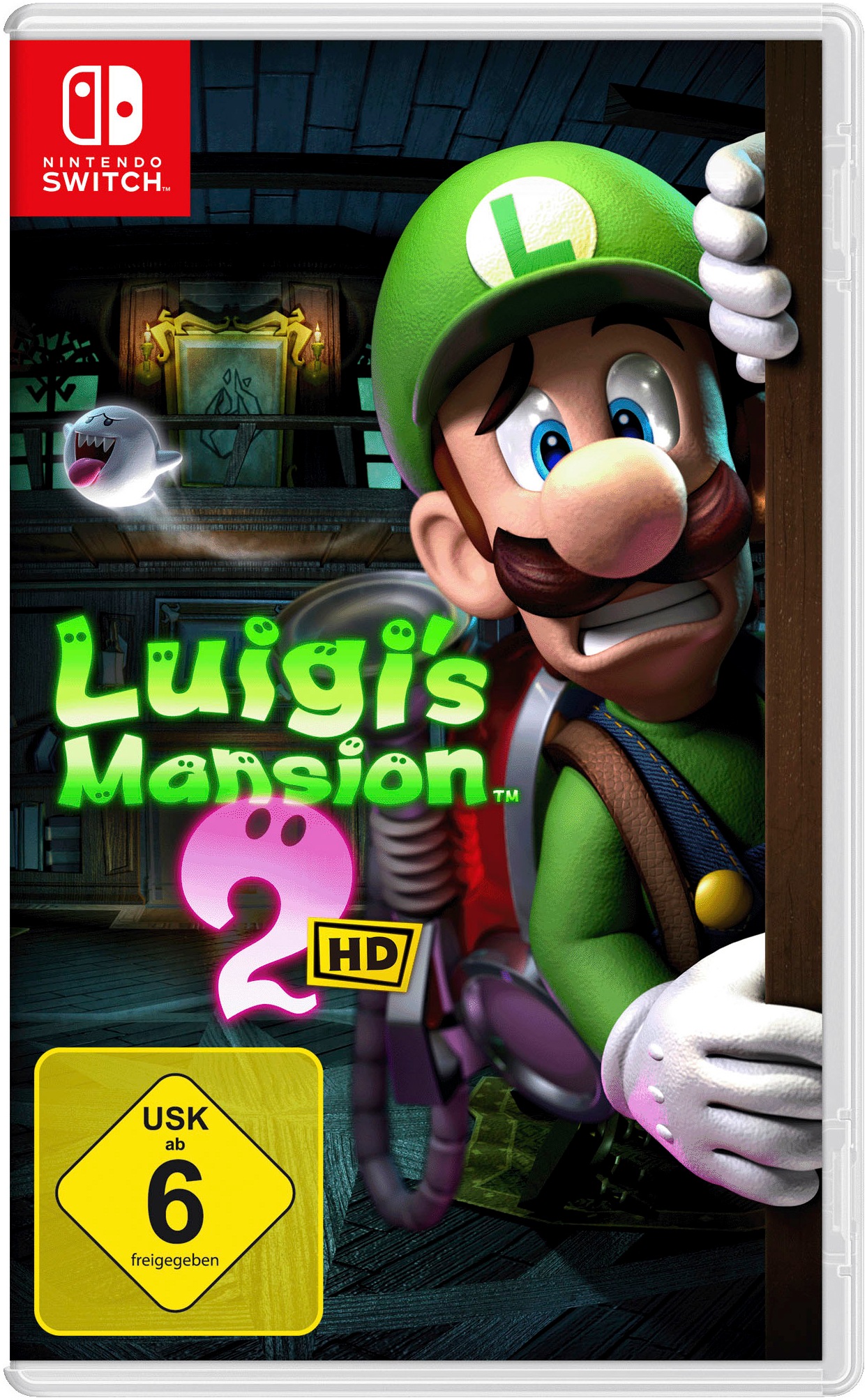 NINTENDO SWITCH Spielesoftware "Luigis Mansion 2 HD", Nintendo Switch, transparent, Spielesoftware