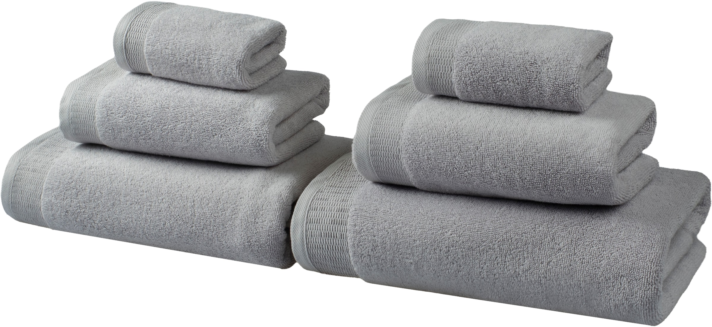 OTTO home Handtuch Set "Fenya, Premium Handtücher, 550 gr/m²" Set 6 Walkfro günstig online kaufen