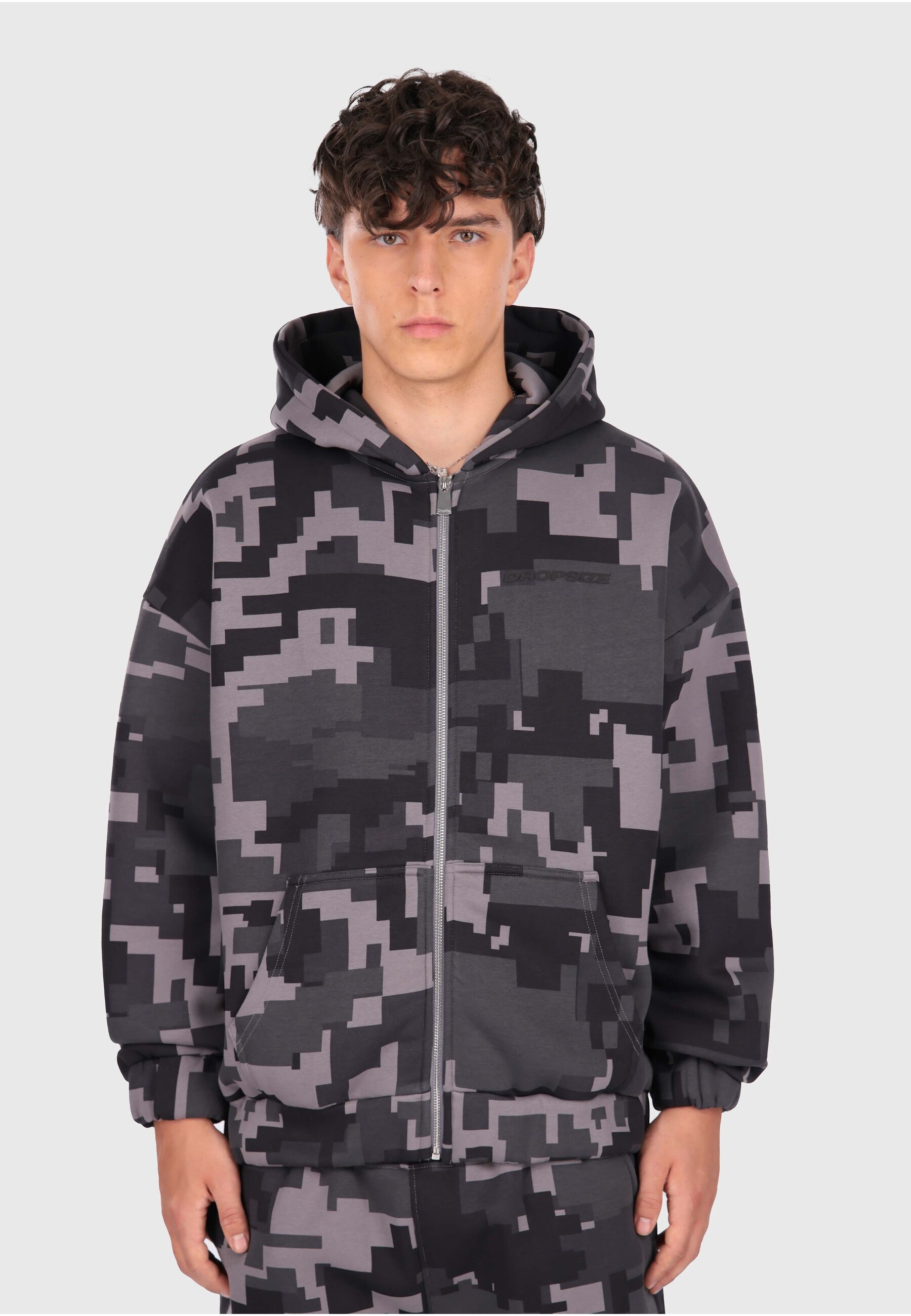 Dropsize Sweatjacke »Dropsize CAMO ZIPPER«
