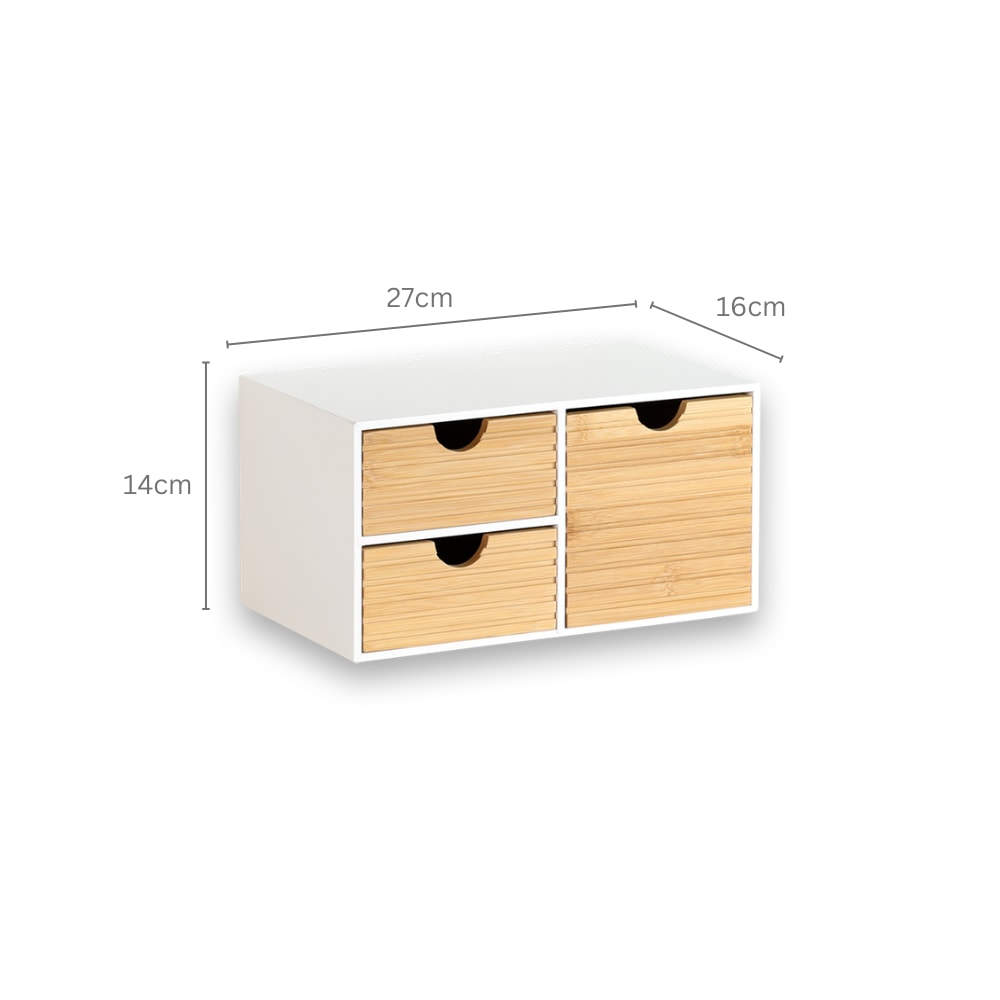 KESPER® Organizer »Küchenregal, Aufbewahrungsbox, FSC®-zertifiziert« Mini-Kommode mit 3 Schubladen