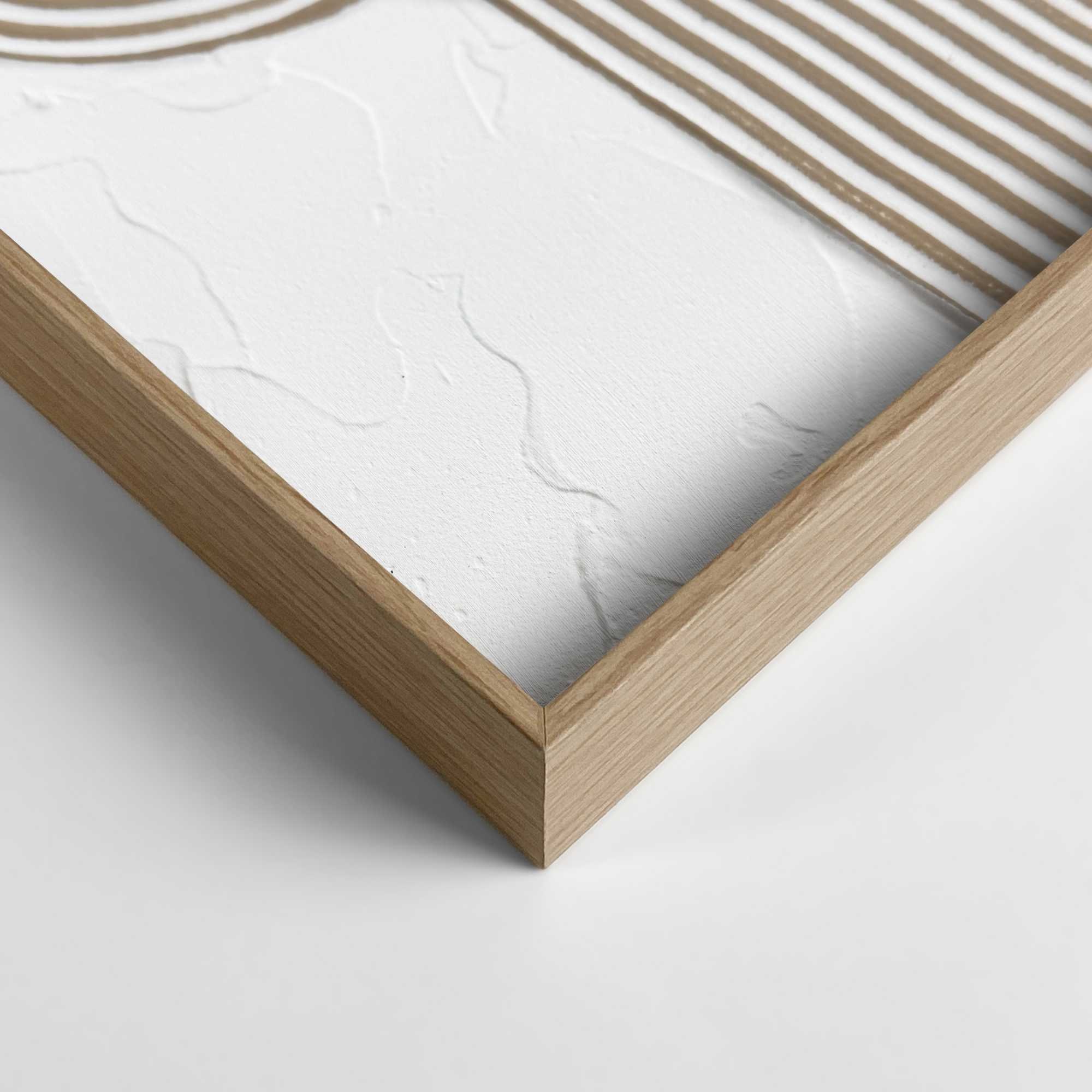 Reinders! Wandbild »Schleife«, Wohnzimmer - Beige - MDF - Abstrakt - 30x40 cm