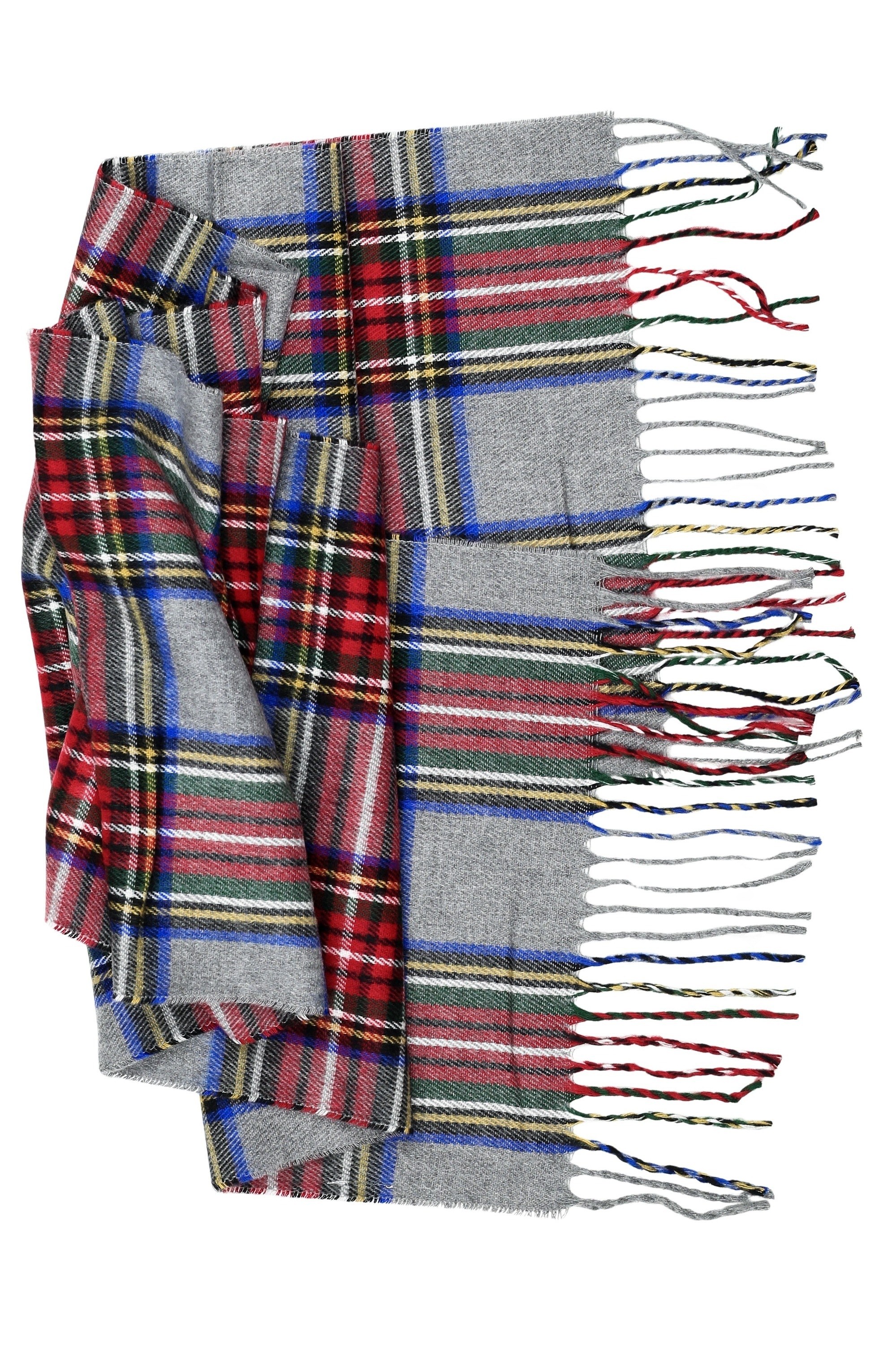 Thumbnail - COLLEZIONE ALESSANDRO Wollschal "London" 1 Stk. mit Karomuster in rot-grau-blau