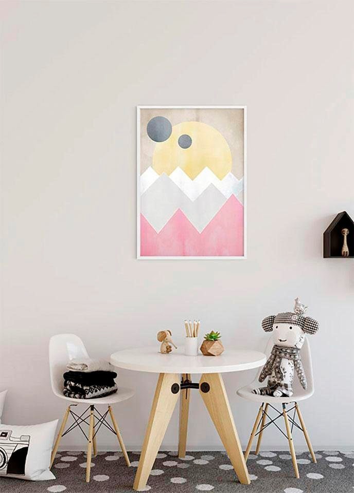 Komar Poster »Sunrise Spring«, Formen-Kunst, (1 St.), Kinderzimmer,  Schlafzimmer, Wohnzimmer | BAUR