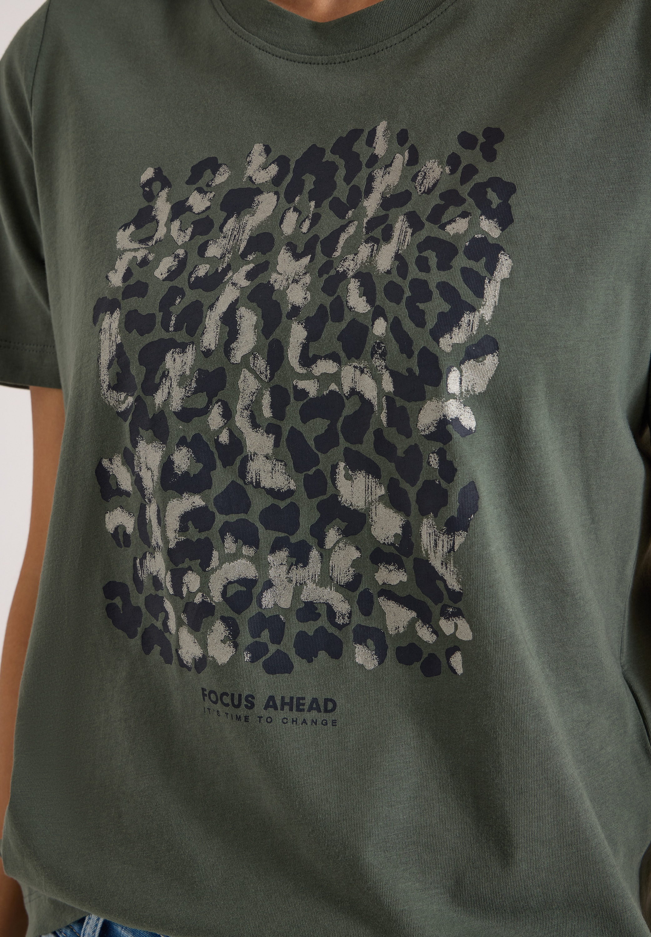 Cecil T-Shirt Dezenter Animal- Druck