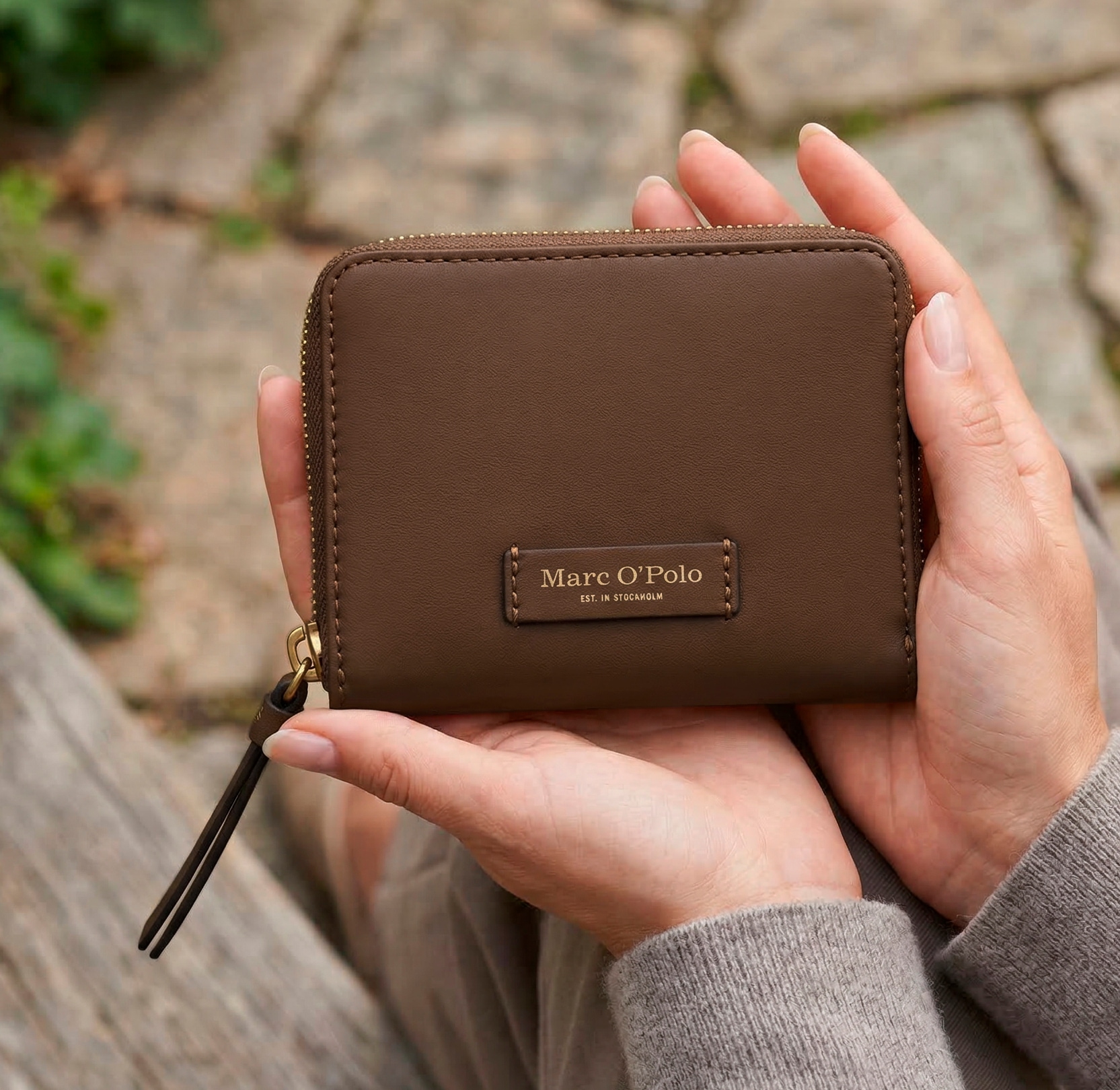 Marc O'Polo Accessories Geldbörse »Ellis« Damen Geldbeutel, Portemonnaie mit Rundum-Reißverschluss