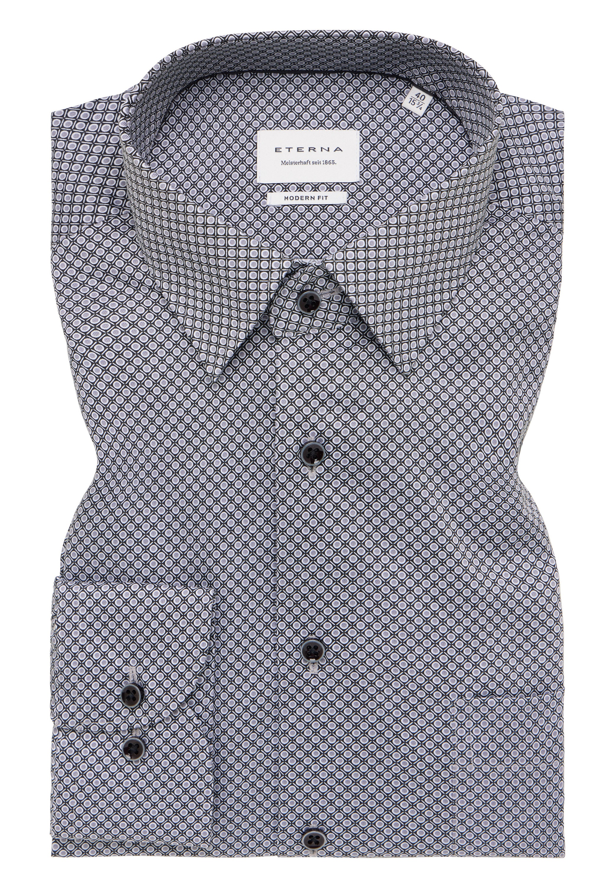 Eterna Langarmhemd »MODERN FIT«, NON IRON (bügelfrei)