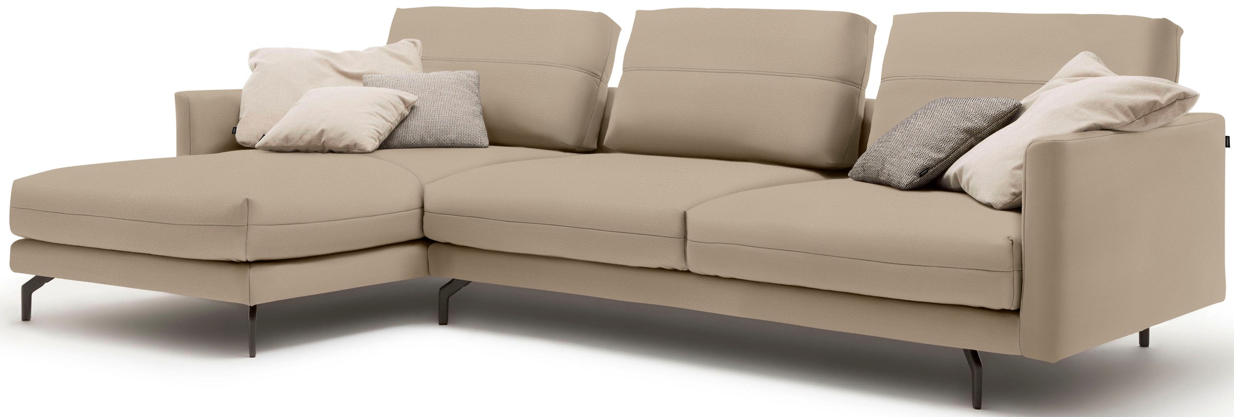 Creation BY ROLF BENZ Ecksofa »CR.414, Designecksofa, Polsterecke, L-Form«, wahlweise aus feinstem Rindsleder oder hochwertigem Chenille