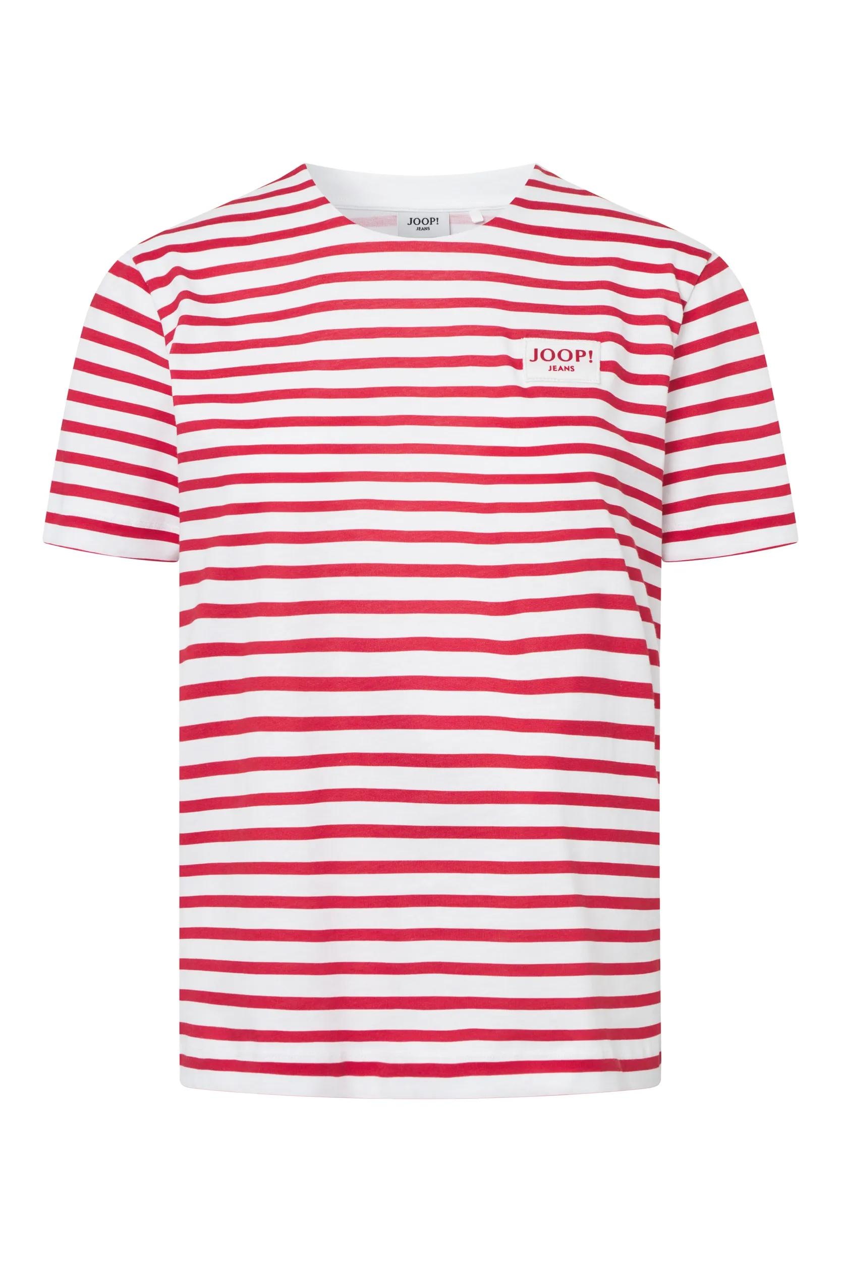 Joop Jeans T-Shirt "Teele" geringelt, gerippter Rundhals günstig online kaufen