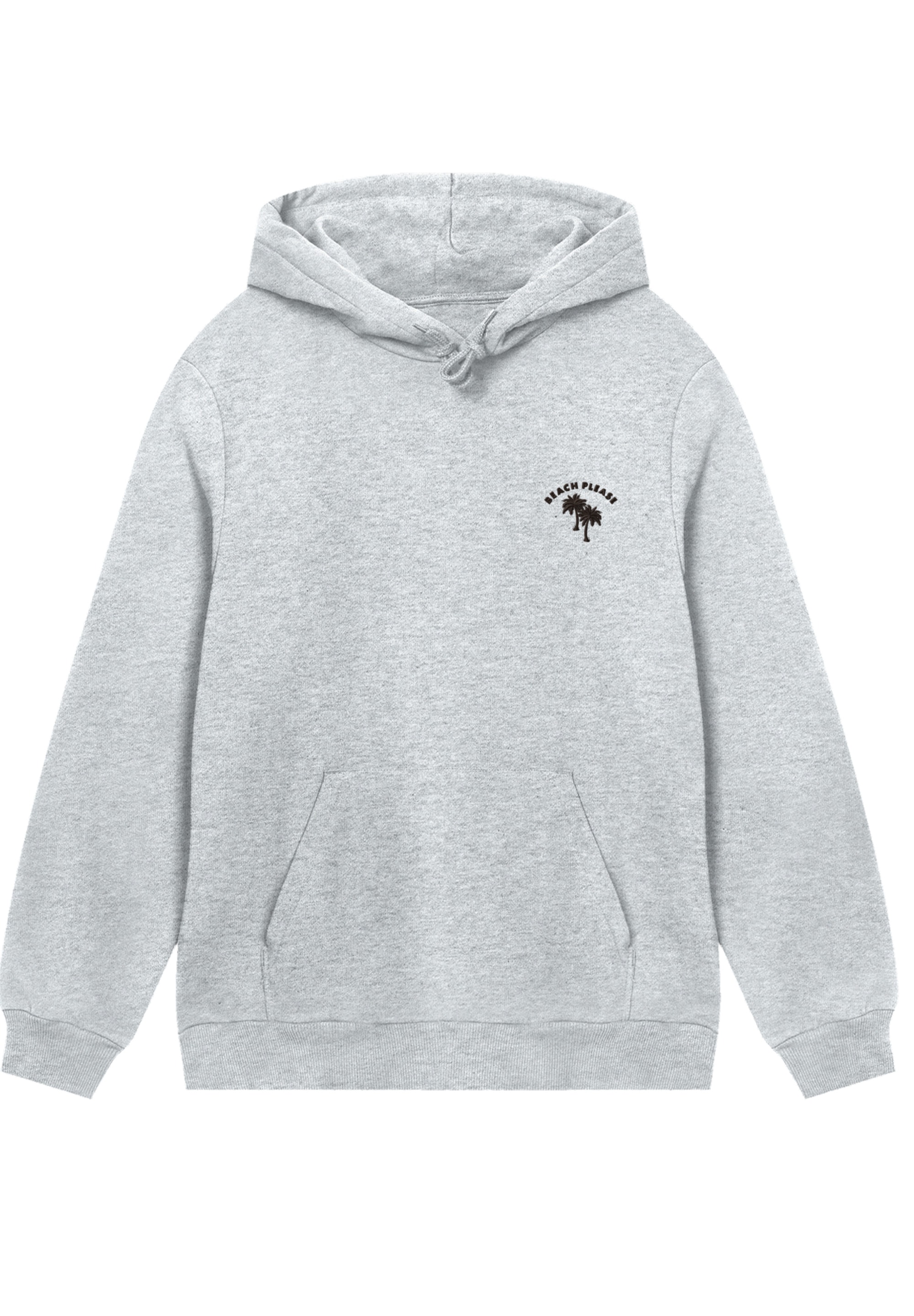 F4NT4STIC Kapuzenpullover »Beach Please Bestickt«, Premium Qualität