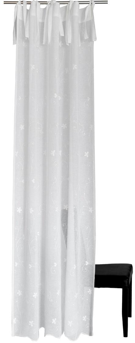 HOMING Gardine "Elise" Bindebänder 1 Stk. tlg. Küche, Schlafzimmer, Wohnzim günstig online kaufen