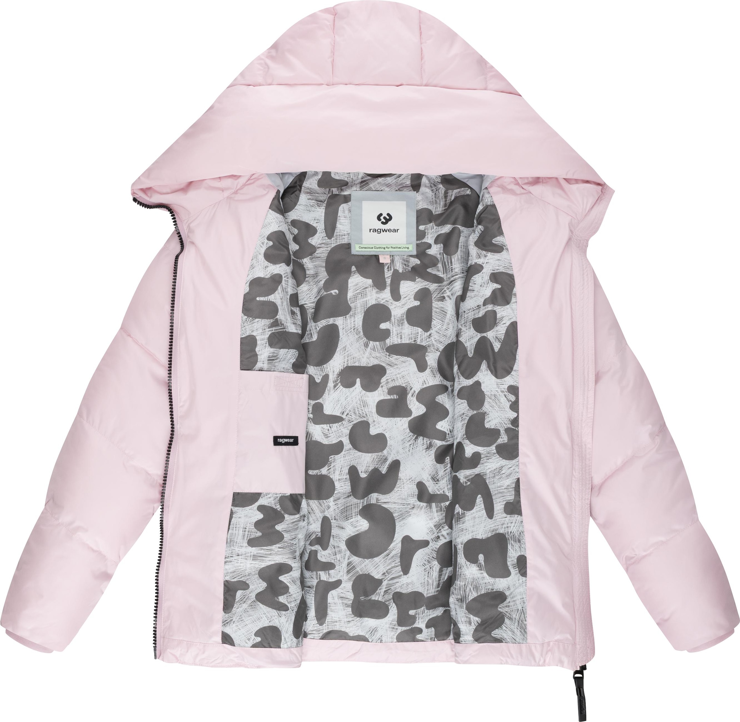 Ragwear Steppjacke »Cessi« mit Kapuze Wasserdichte Damen Winterjacke mit großer Kapuze