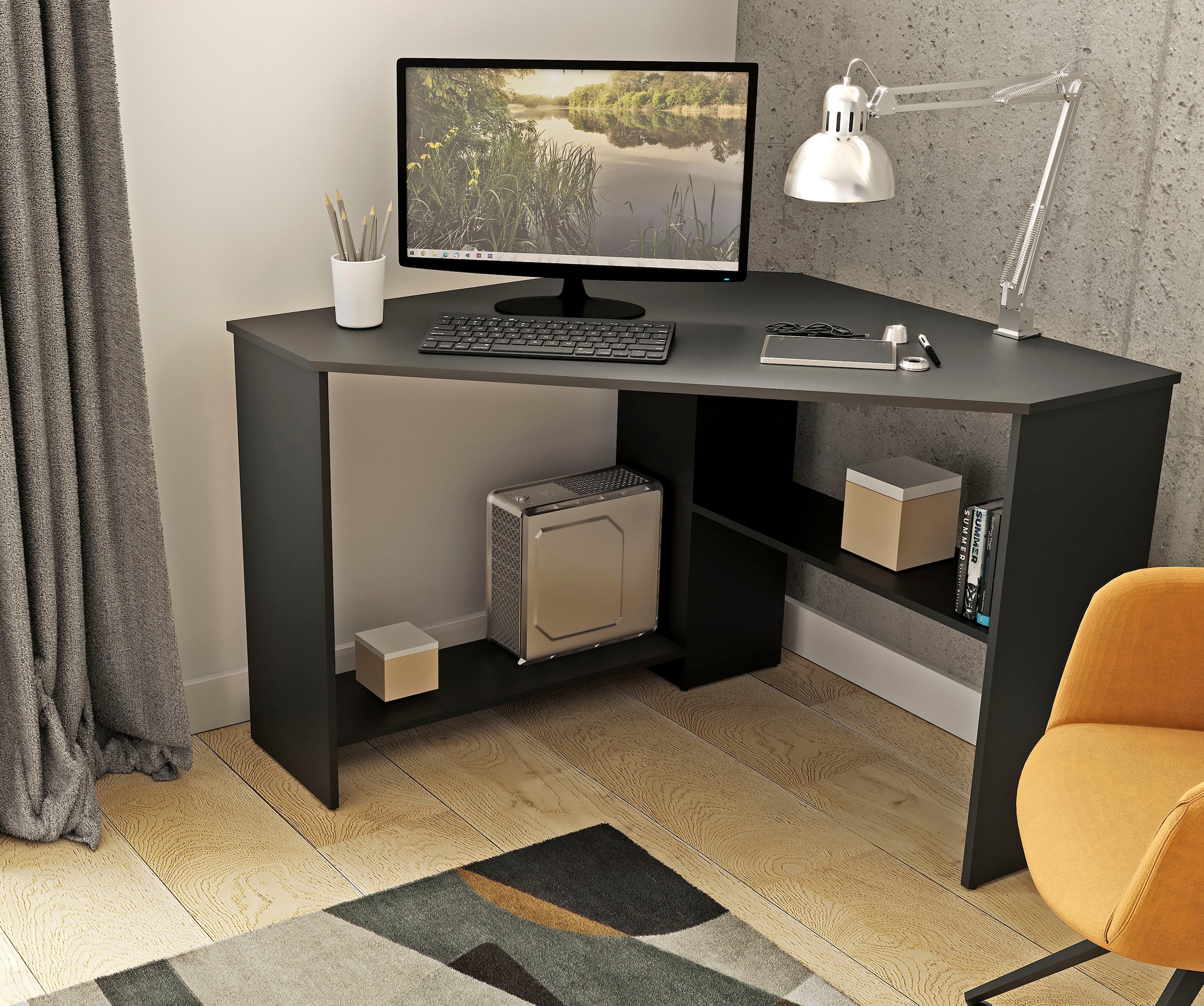 Schreibtisch »RINO«, Breite 80 cm, Eckschreibtisch im modernen Design