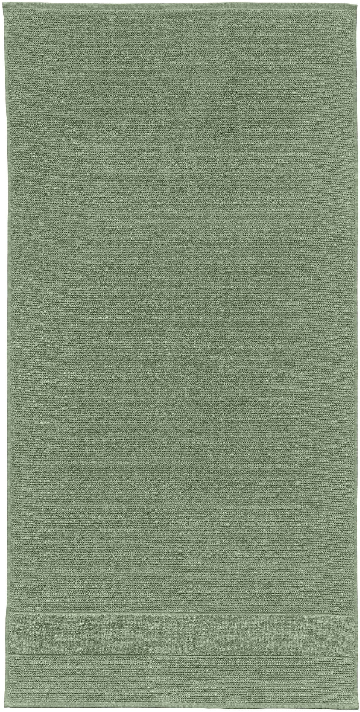 Schiesser Duschtücher »Turin aus 100% Baumwolle in dezenter Reiskornoptik«, (Set, 2 St., 2er Set Badetücher 70 x 140 cm), MADE IN GREEN by OEKO-TEX®