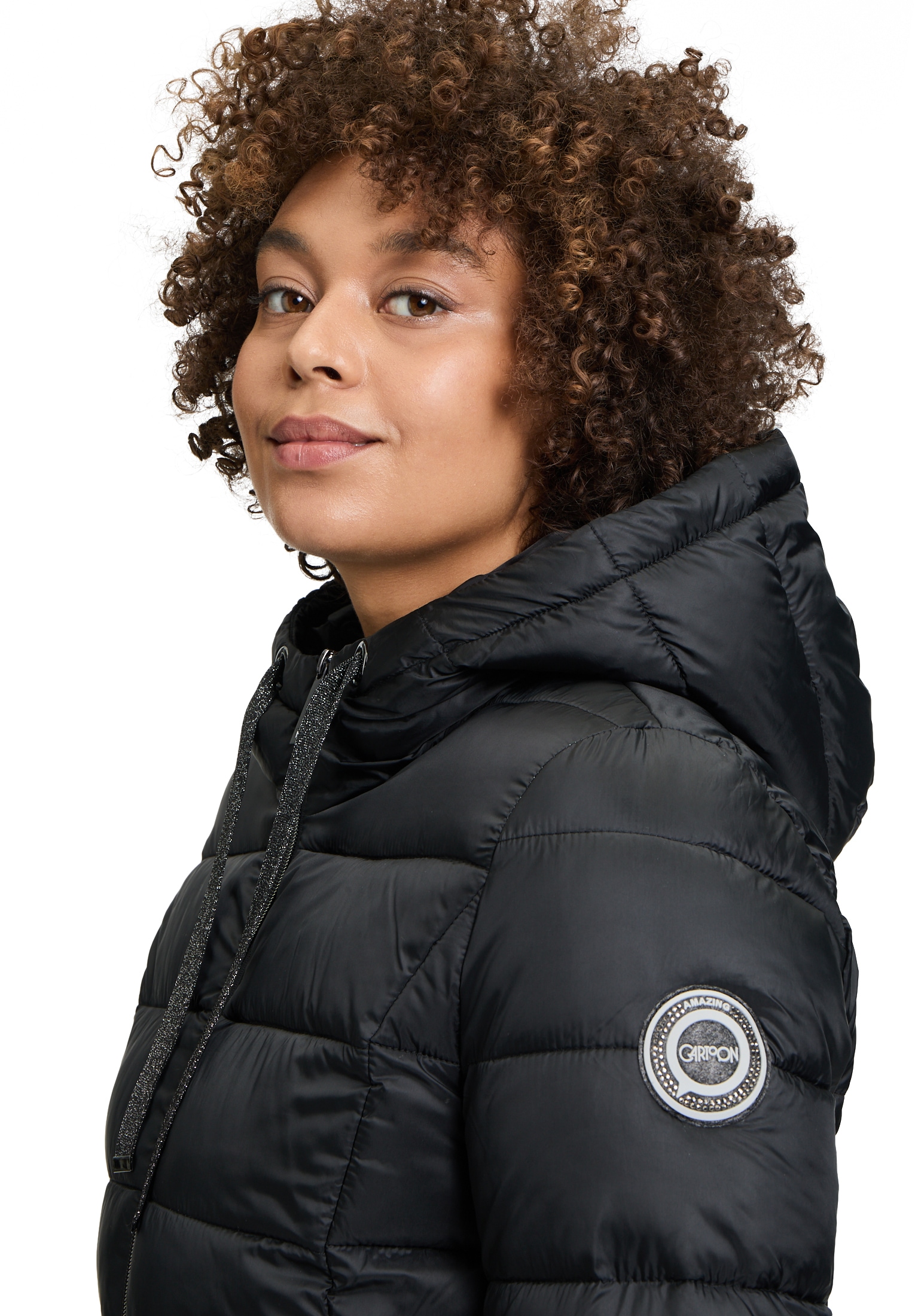 Cartoon Outdoorjacke »Cartoon Damen Outdoorjacke mit Kapuze«, mit Kapuze