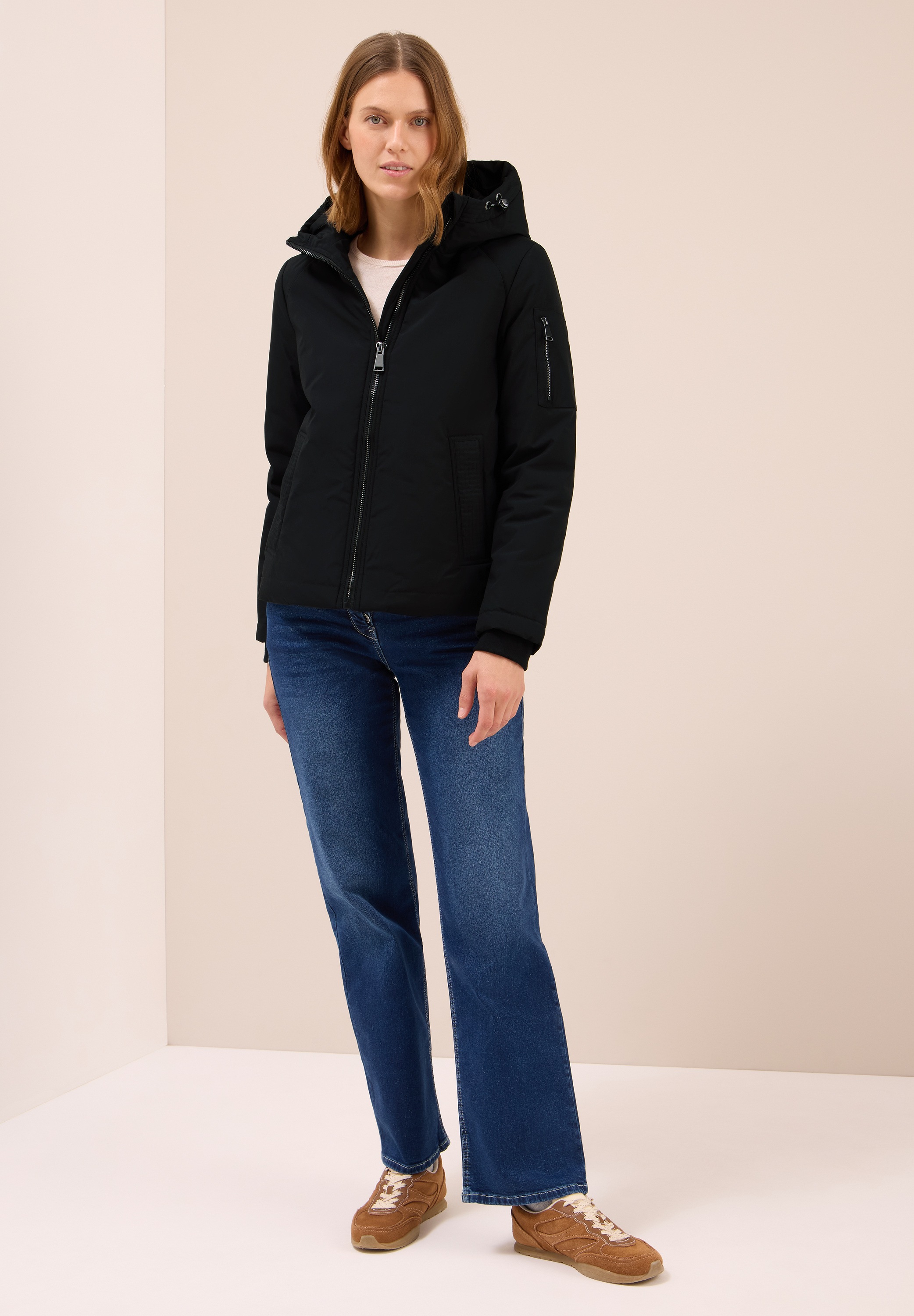 Thumbnail - Cecil Outdoorjacke mit Kapuze mit Kapuze