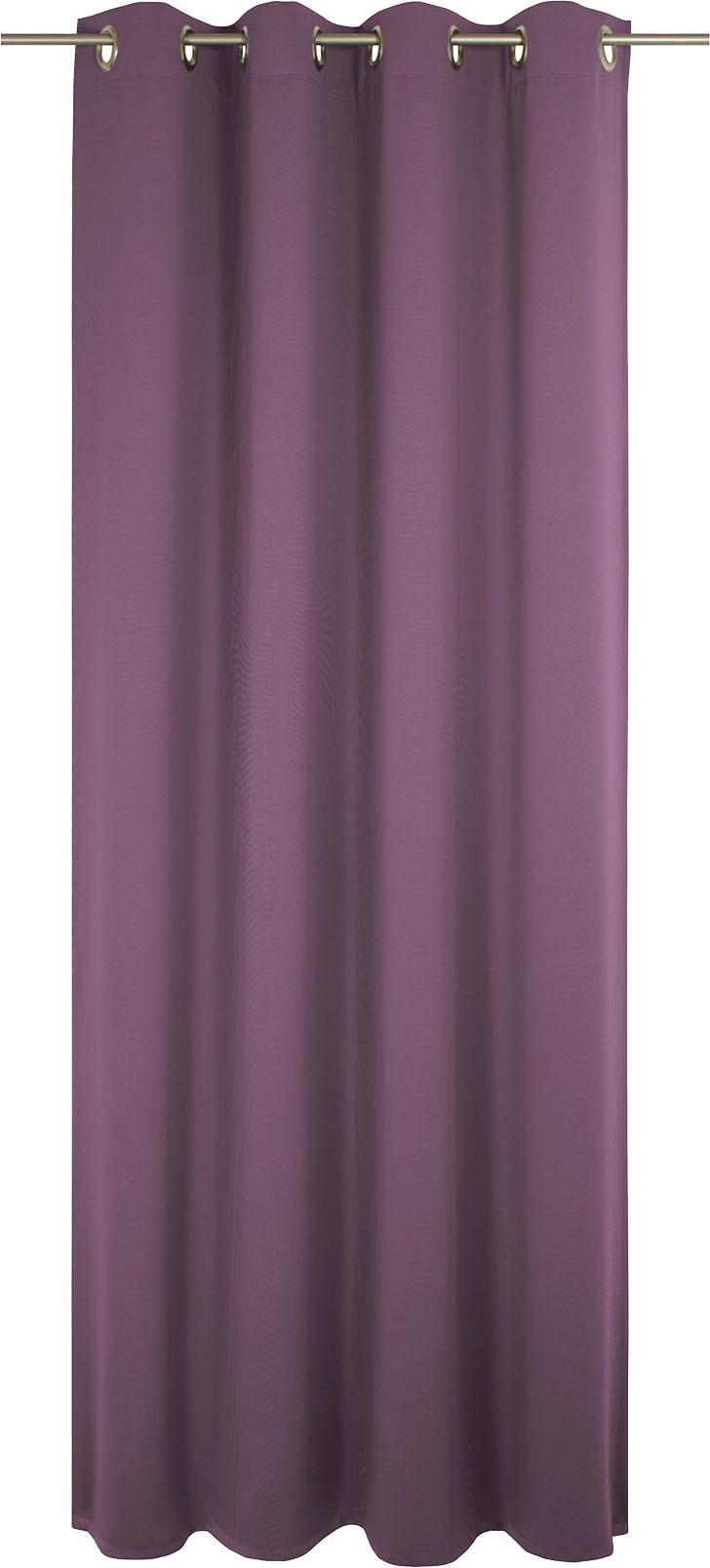 Adam Vorhang "Uni Collection light" Ösen 1 Stk. tlg. aus 100% Bio-Baumwolle, Vorhang nach Wunschmaß