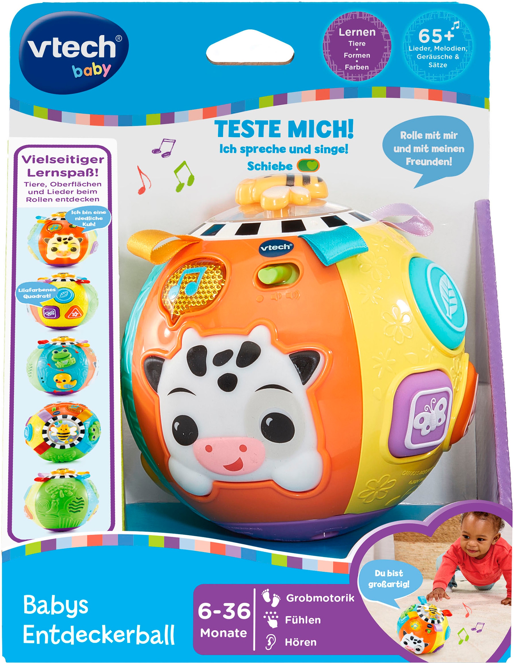 Vtech® Lernspielzeug »Vtech Baby, Babys Entdeckerball«, mit Sound