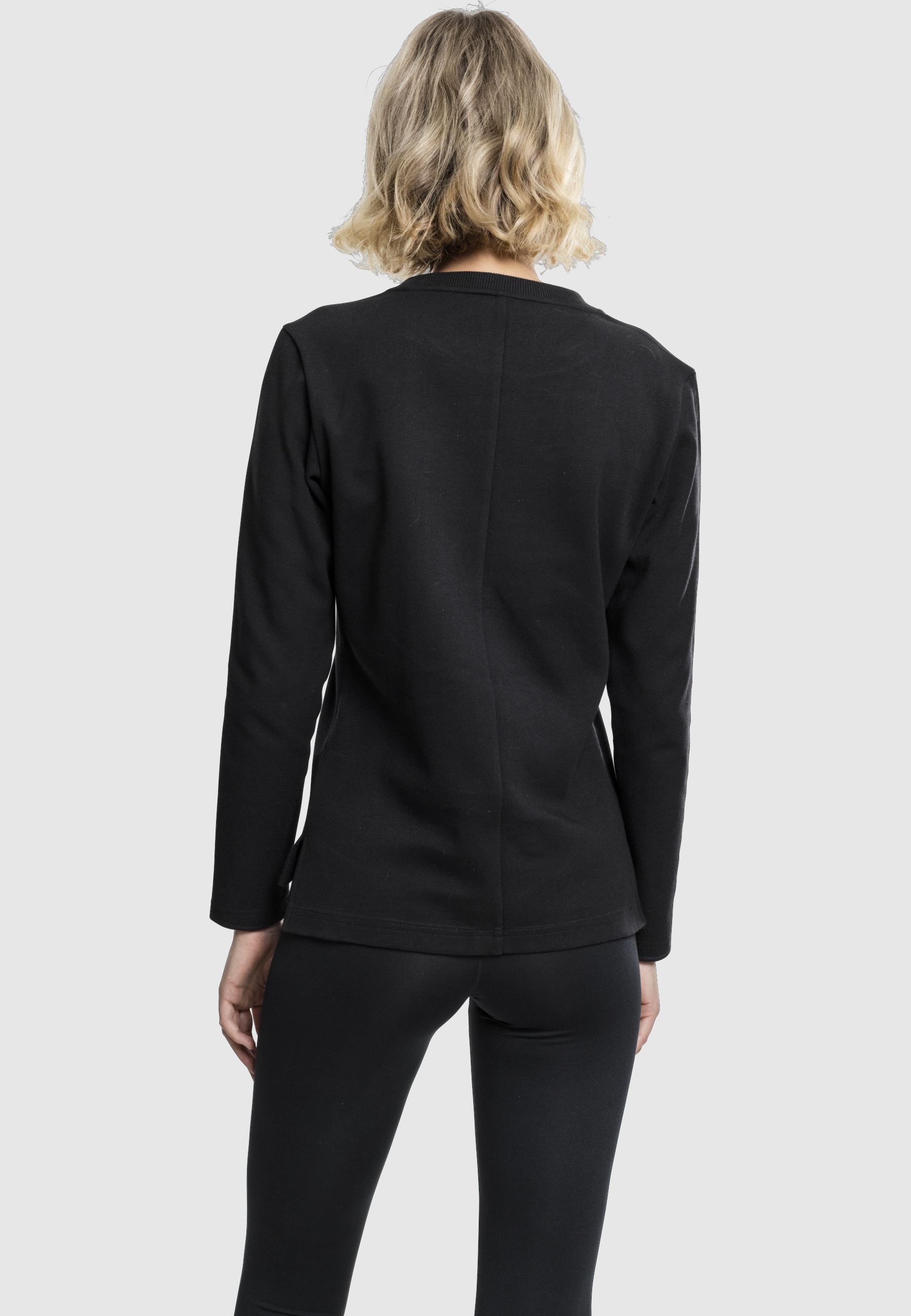 URBAN CLASSICS Sweatshirt »Urban Classics Damen Ladies Athletic Interlock Crewneck«, 1 Stk.
