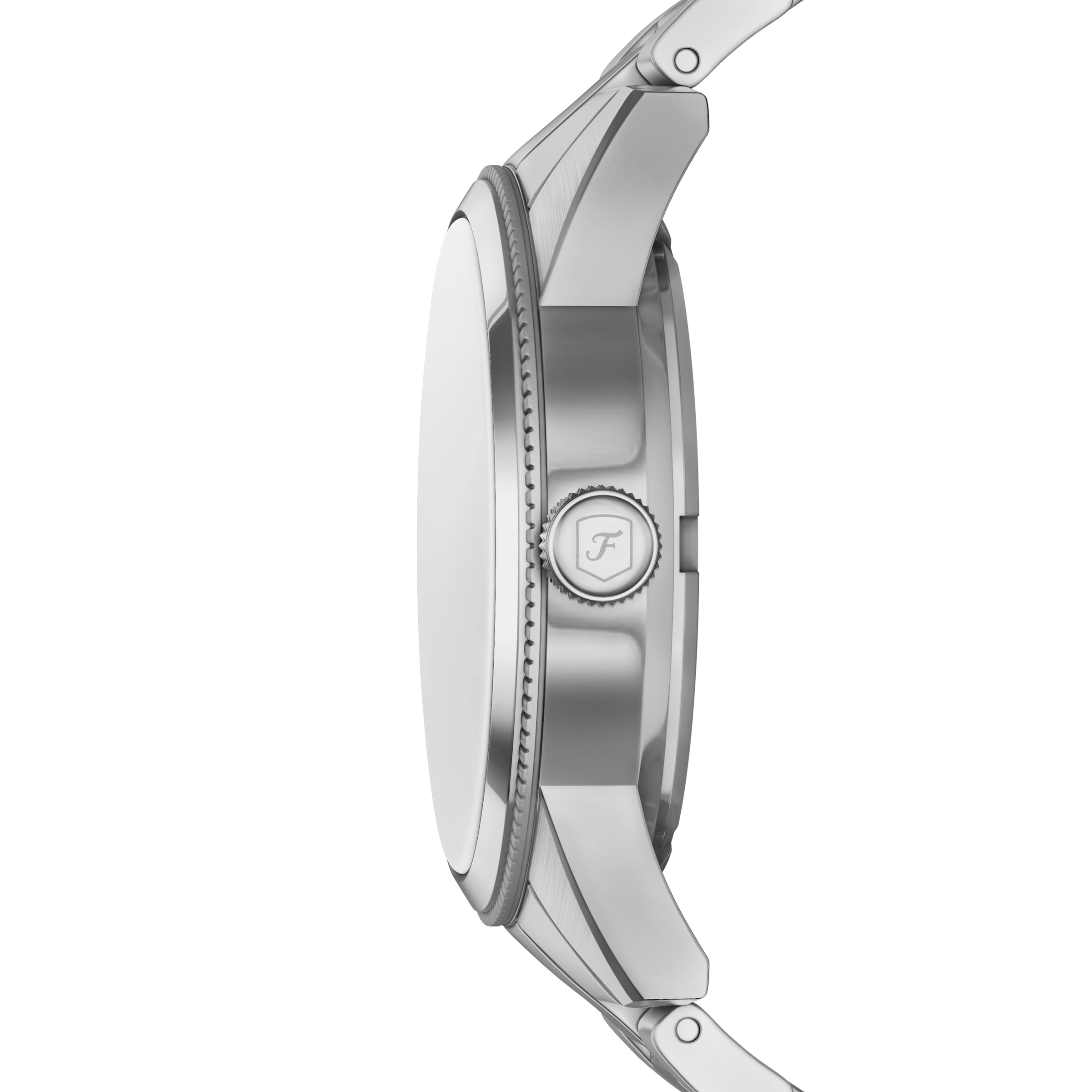 Fossil Quarzuhr »PEARSON«, Armbanduhr, Herrenuhr, Edelstahlarmband, analog, Tag, Wochentag