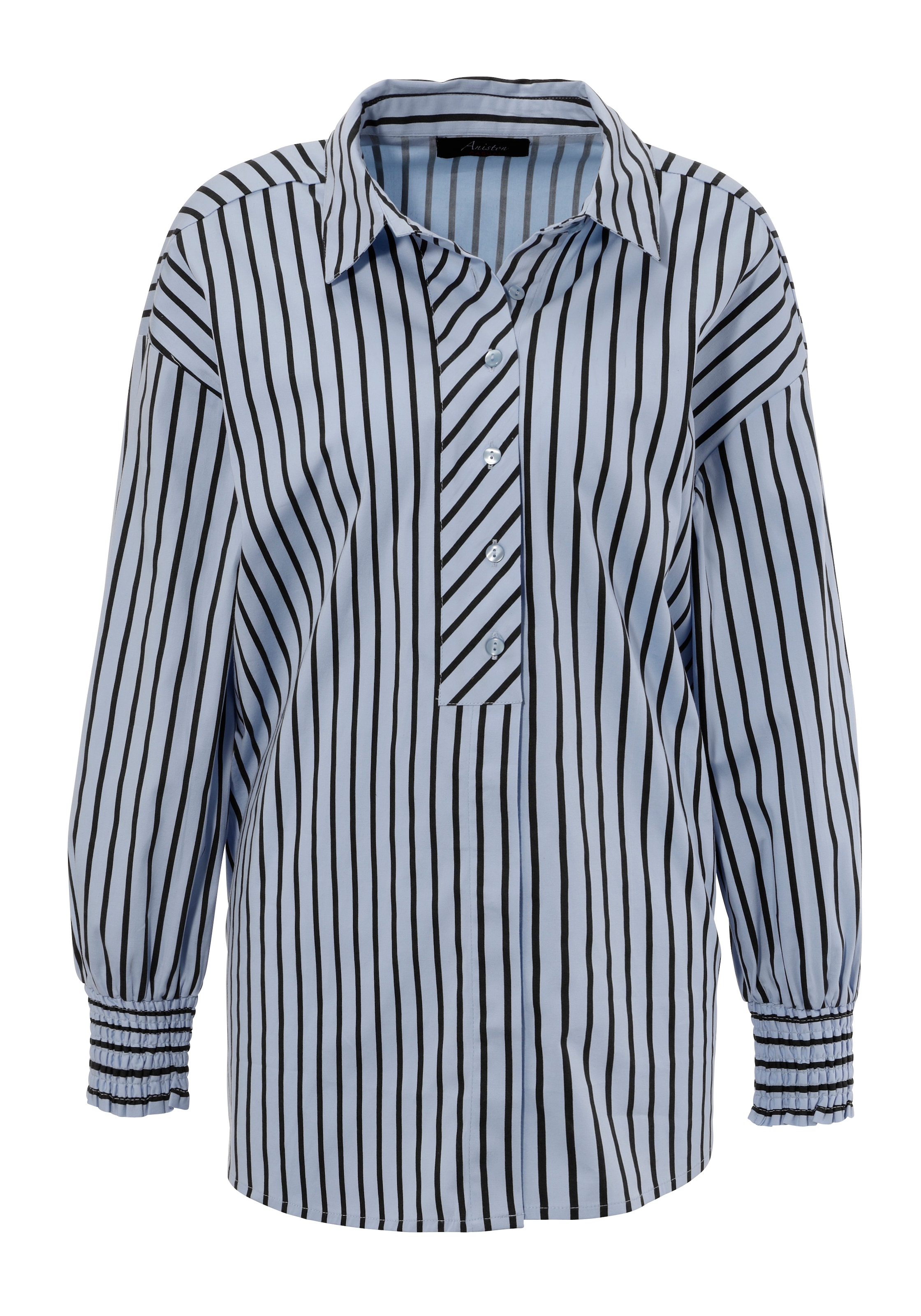 Aniston CASUAL Hemdbluse, im extravagantem Streifen-Dessin